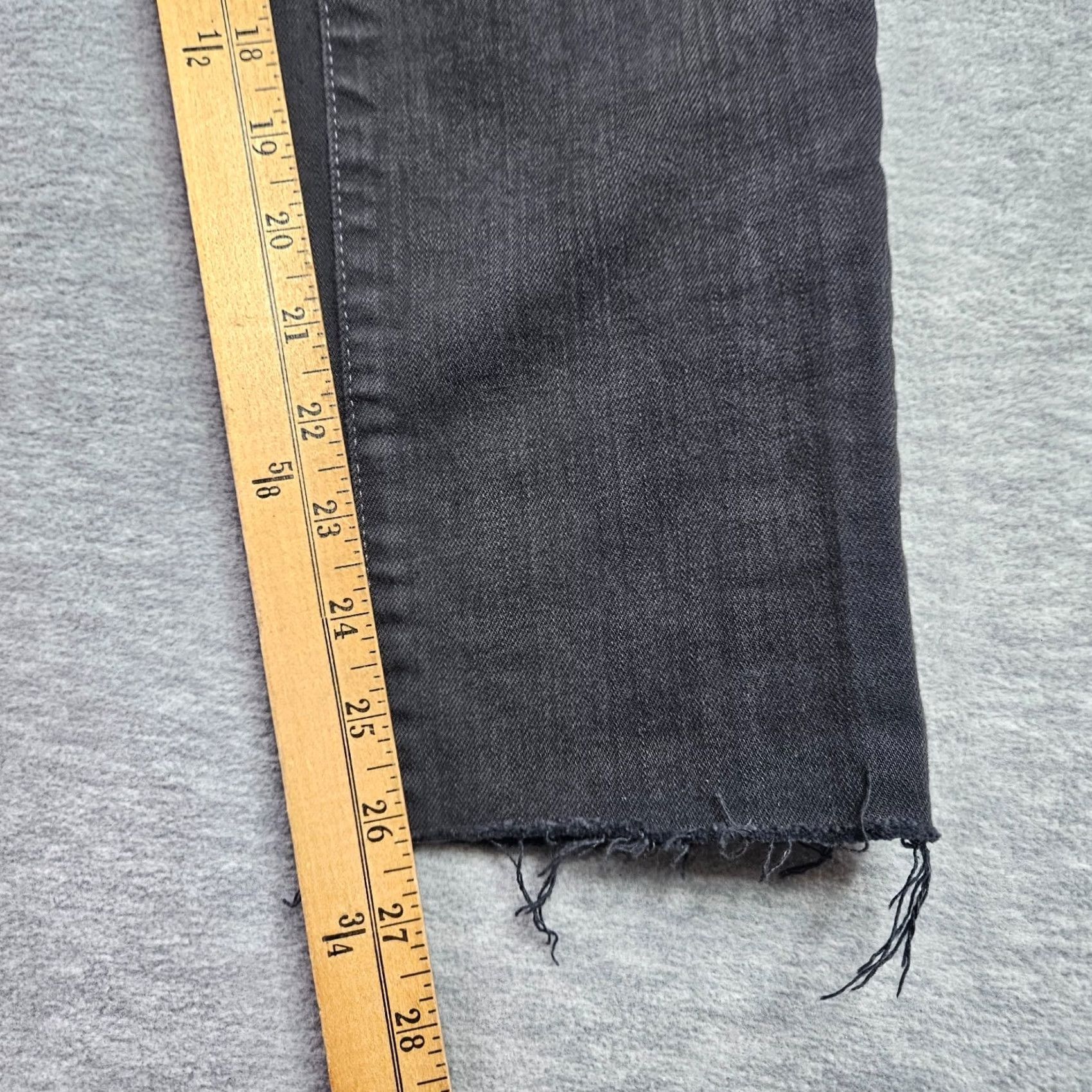 Eileen Fisher Eileen Fisher Jeans Black 8 Regular Fit 5-Pocket Denim Cotton Spandex Button Vintage No Size 30" / US 8 / IT 44 - 4 Thumbnail
