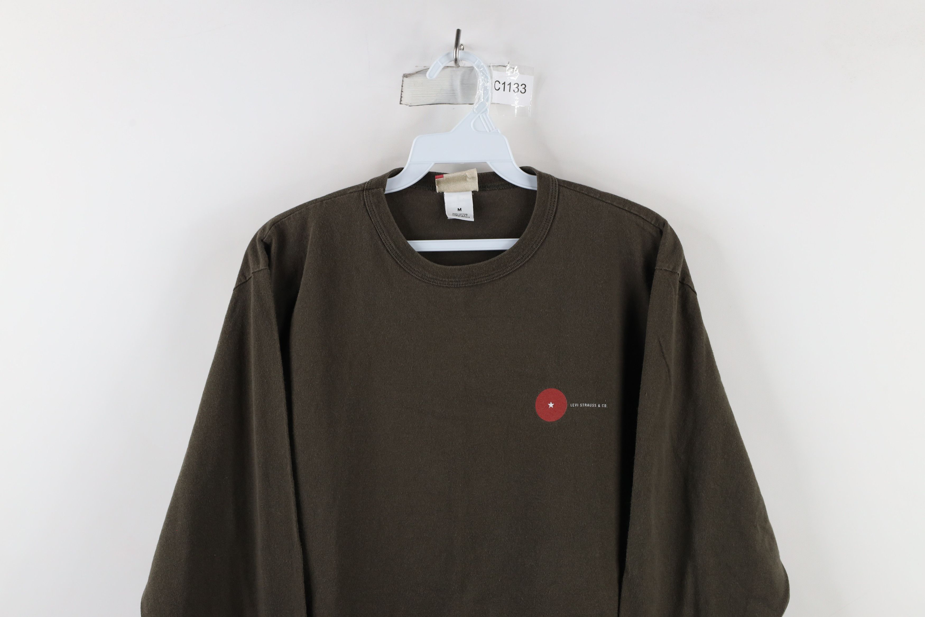 Levi's × Vintage Vintage Y2K 2000 Levis Out Star Long Sleeve T-Shirt USA Size US M / EU 48-50 / 2 - 2 Thumbnail