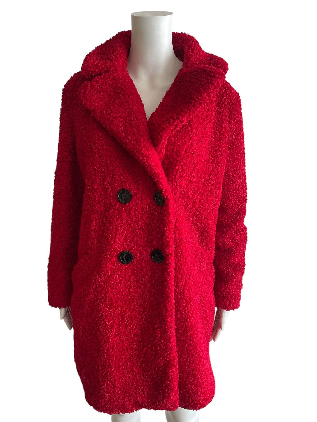 Bershka Bershka Teddy bear coat M size Size M / US 6-8 / IT 42-44 - 3 Thumbnail