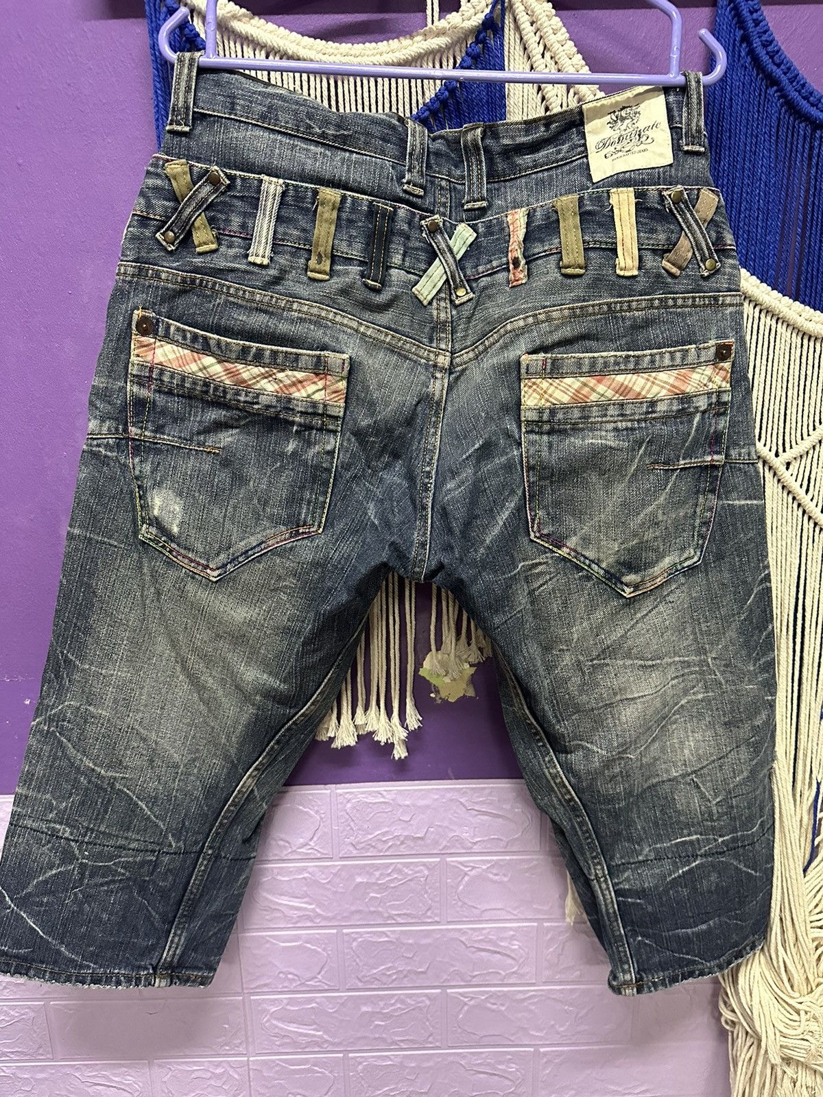 Jean Paul Gaultier Dominate handcrafted jeans double waist Size US 31 - 2 Thumbnail
