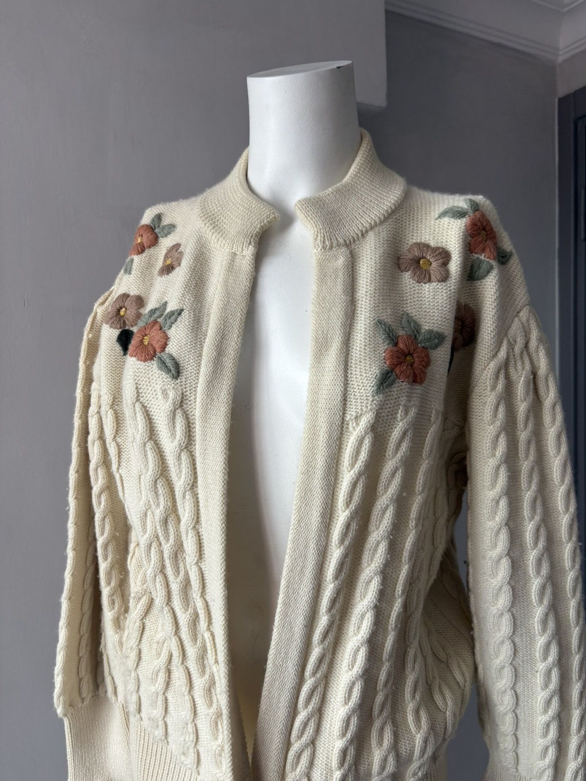Vintage Vintage wool cardigan Size L / US 10 / IT 46 - 7 Thumbnail