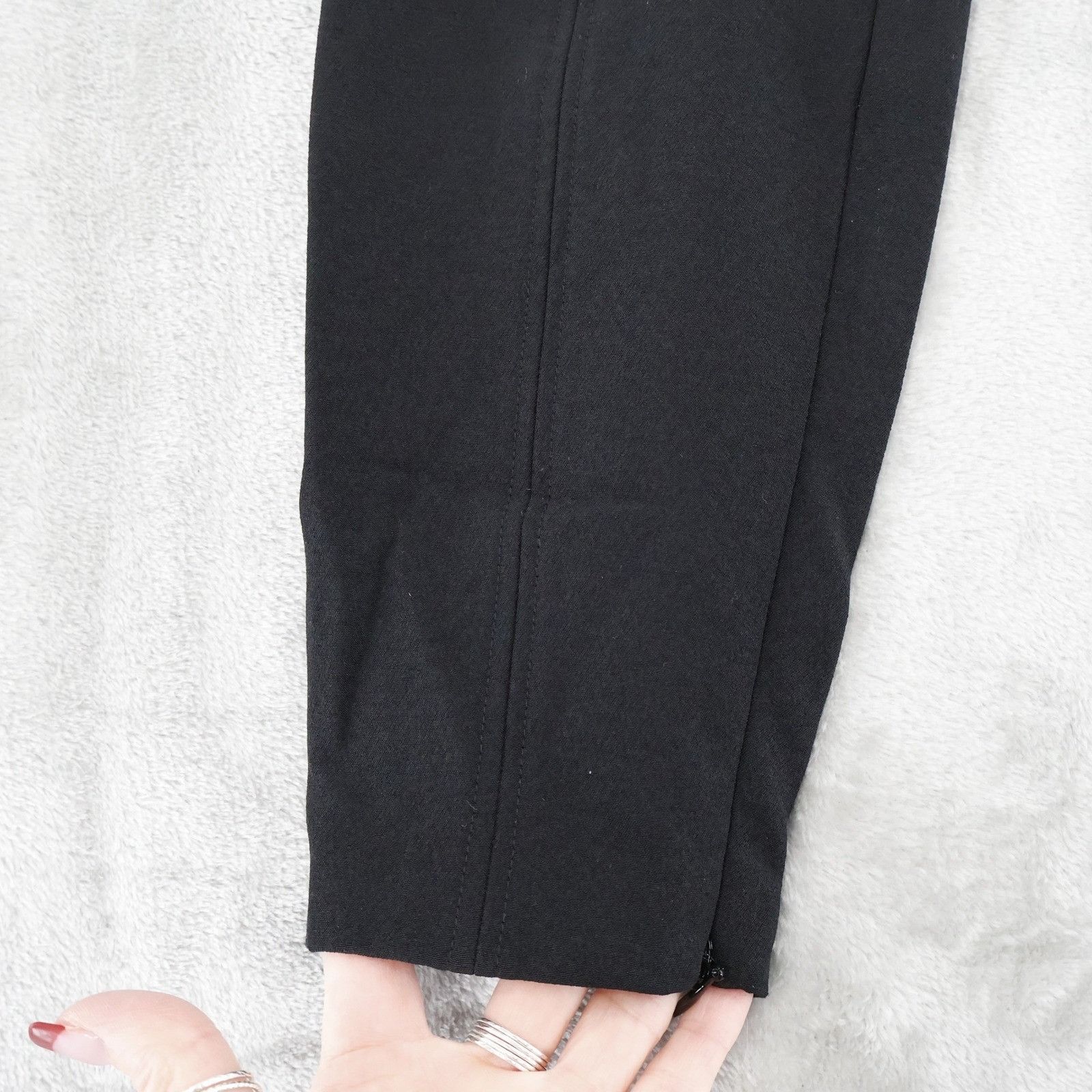 A.L.C. A.L.C. Brooks Pant High Waisted Side Zip Womens 4 Black NWT Size 27" / US 4 / IT 40 - 7 Thumbnail