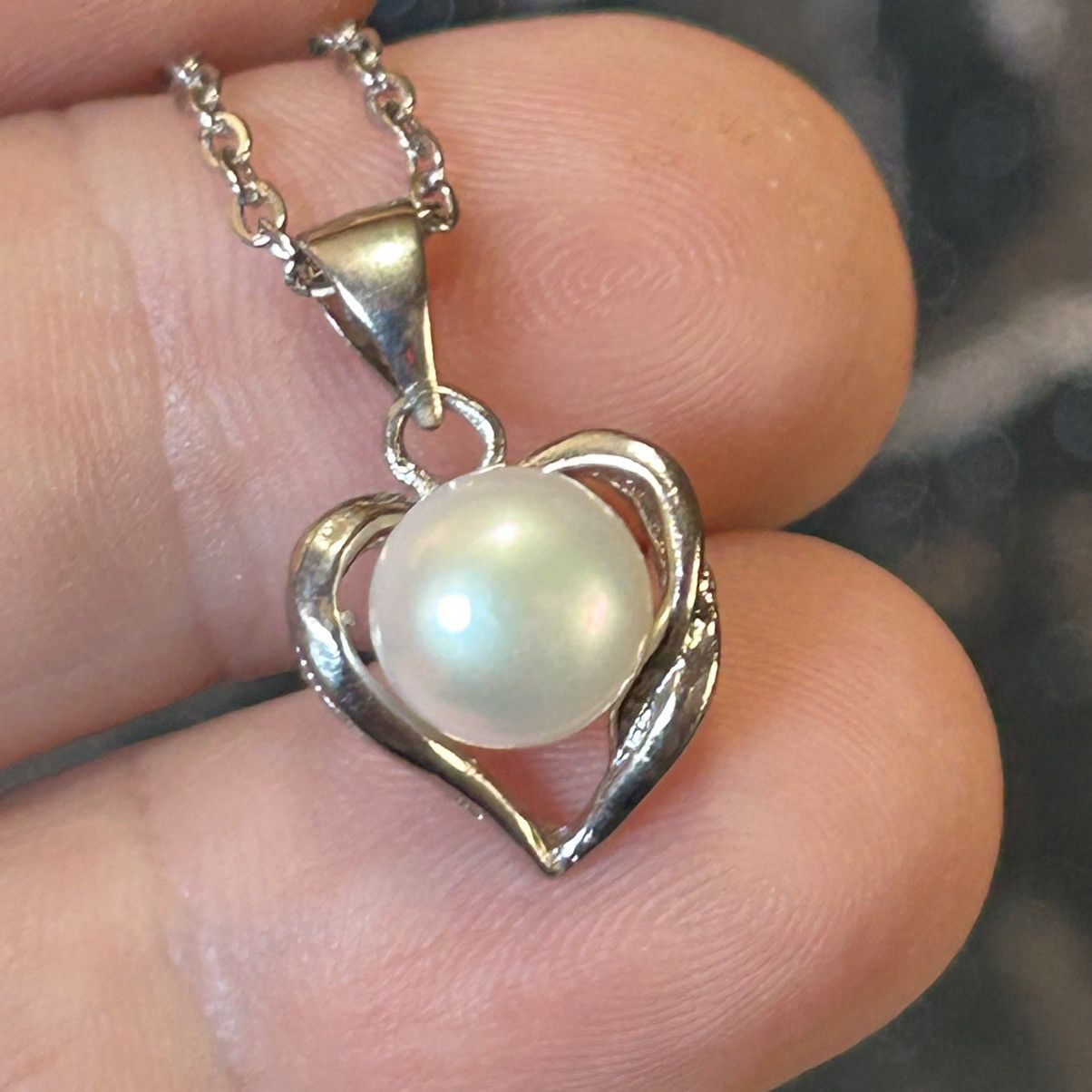 Handmade Handcrafted genuine fresh water pearl pendant necklace Size ONE SIZE - 2 Thumbnail