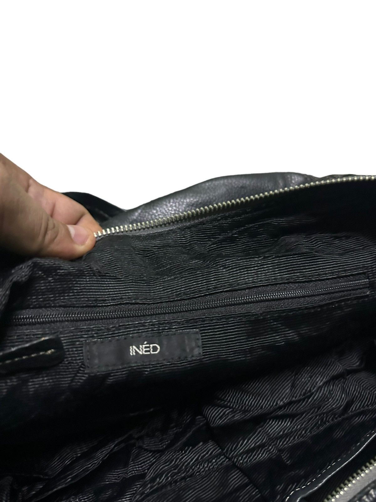 Designer Ined by Yohji Yamamoto leather shoulder bag Size ONE SIZE - 3 Thumbnail