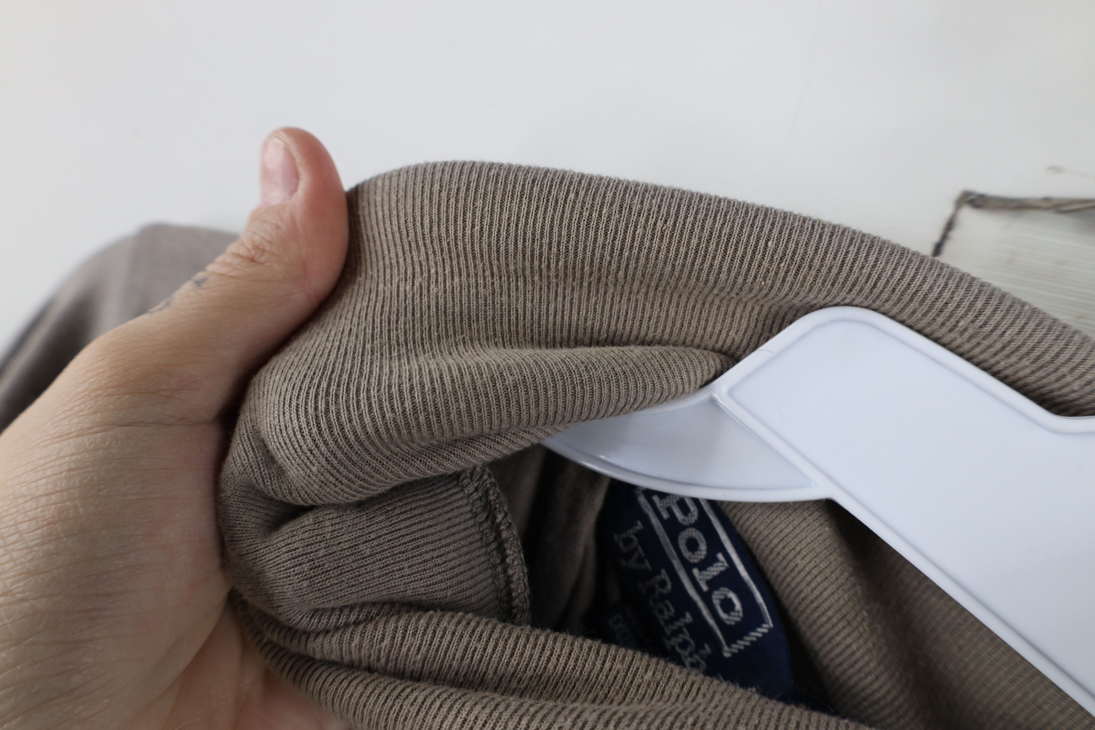 Ralph Lauren × Vintage Vintage 90s Ralph Lauren Long Sleeve Turtleneck T-Shirt Gray Size US M / EU 48-50 / 2 - 7 Thumbnail