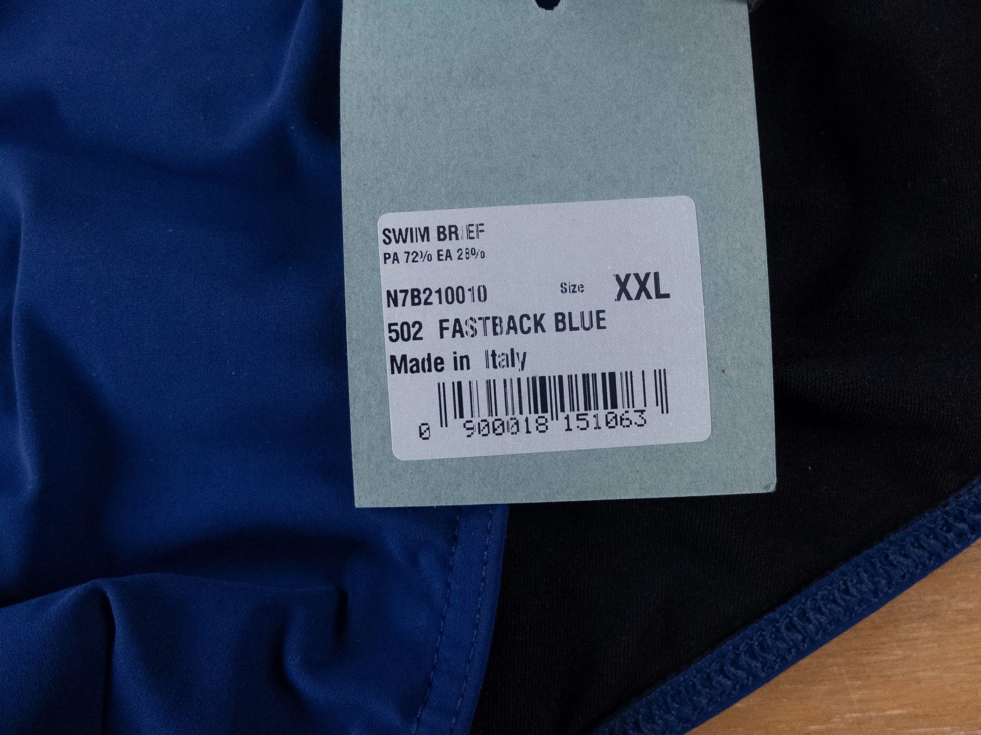 Ermenegildo Zegna ERMENEGILDO ZEGNA solid blue swim briefs speedos XXL Size US 38 / EU 54 - 2 Thumbnail
