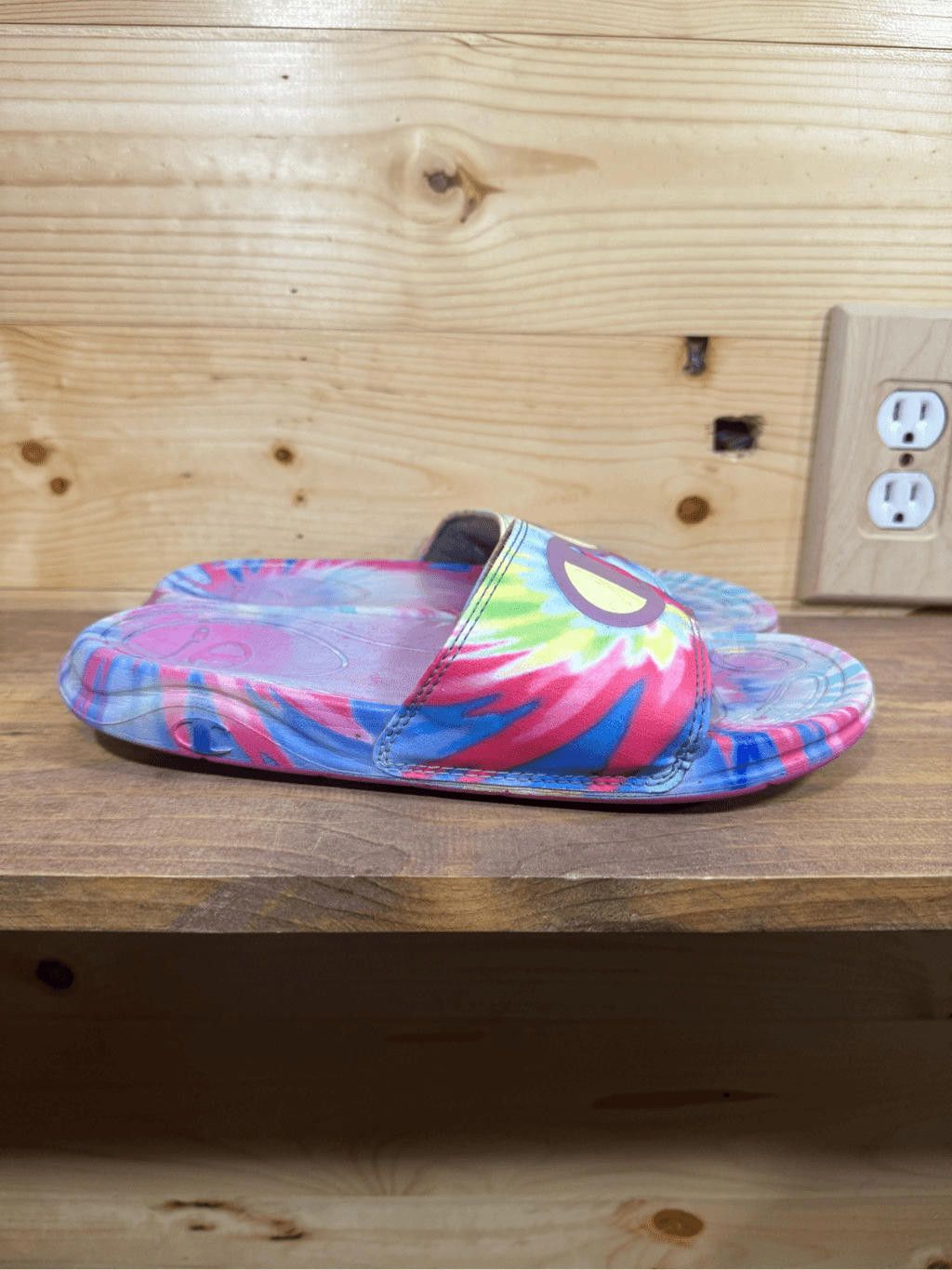 Champion Champion IPO Women's Size 7 Tie-Dye Slide Sandals Size US 7 / IT 37 - 4 Thumbnail