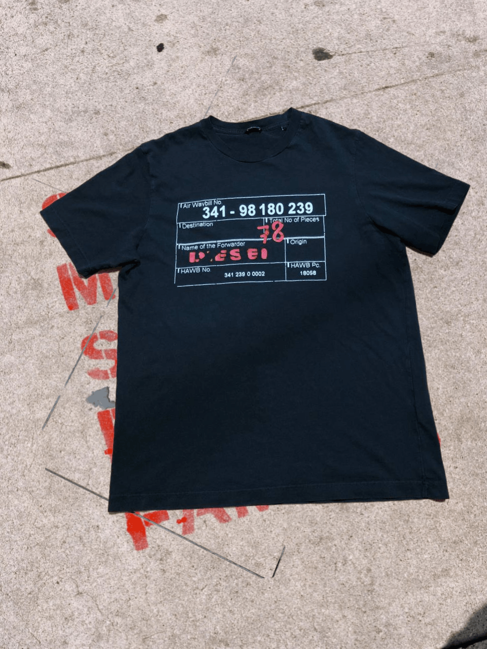 Diesel Diesel Power Logo Black T-Shirt Classic Cotton Tee Size US S / EU 44-46 / 1 - 1 Thumbnail