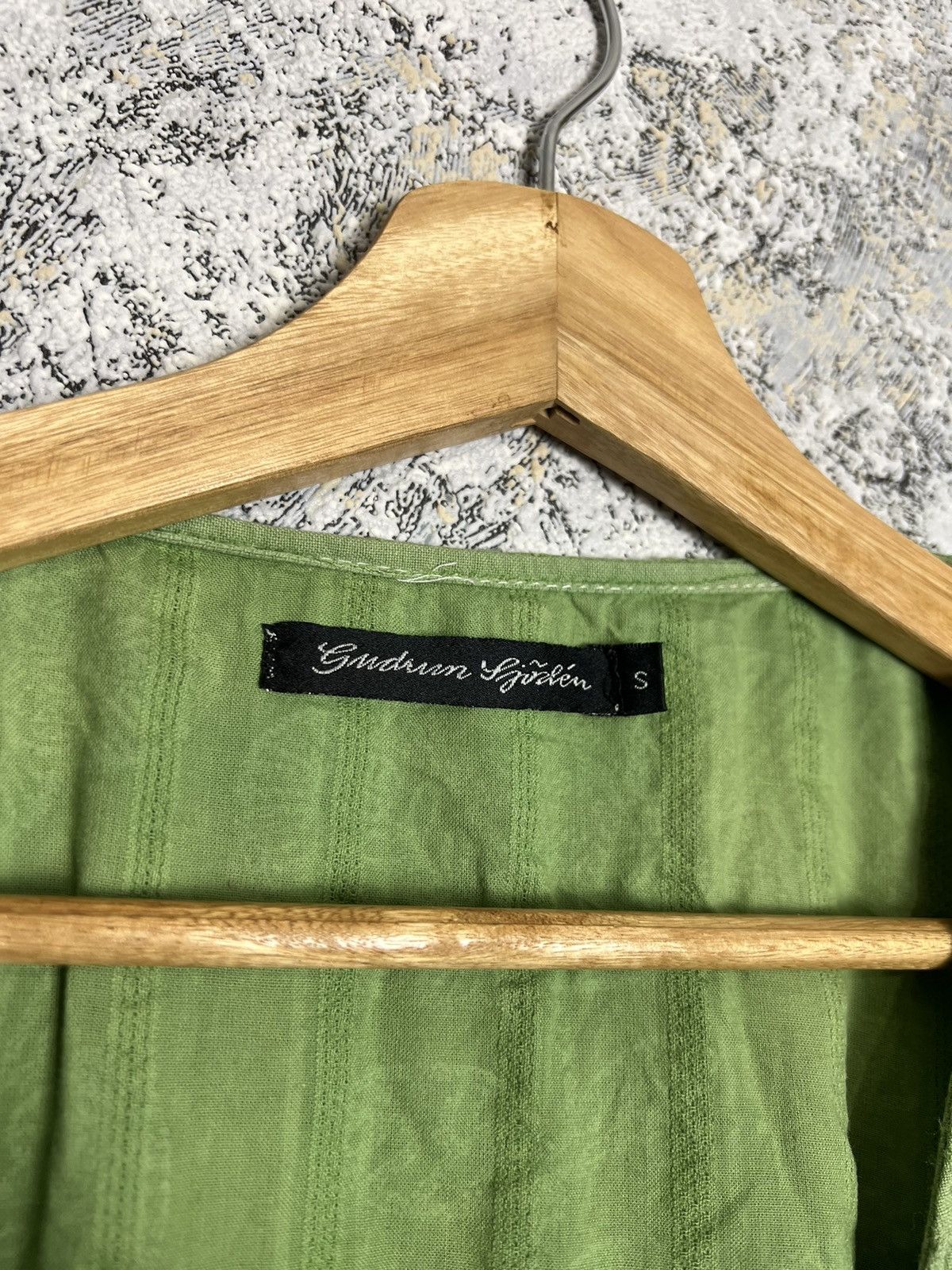 Designer Gudrun Sjoden Women's Top Blouse 100% Organic Cotton Sjöden Size S / US 4 / IT 40 - 6 Thumbnail