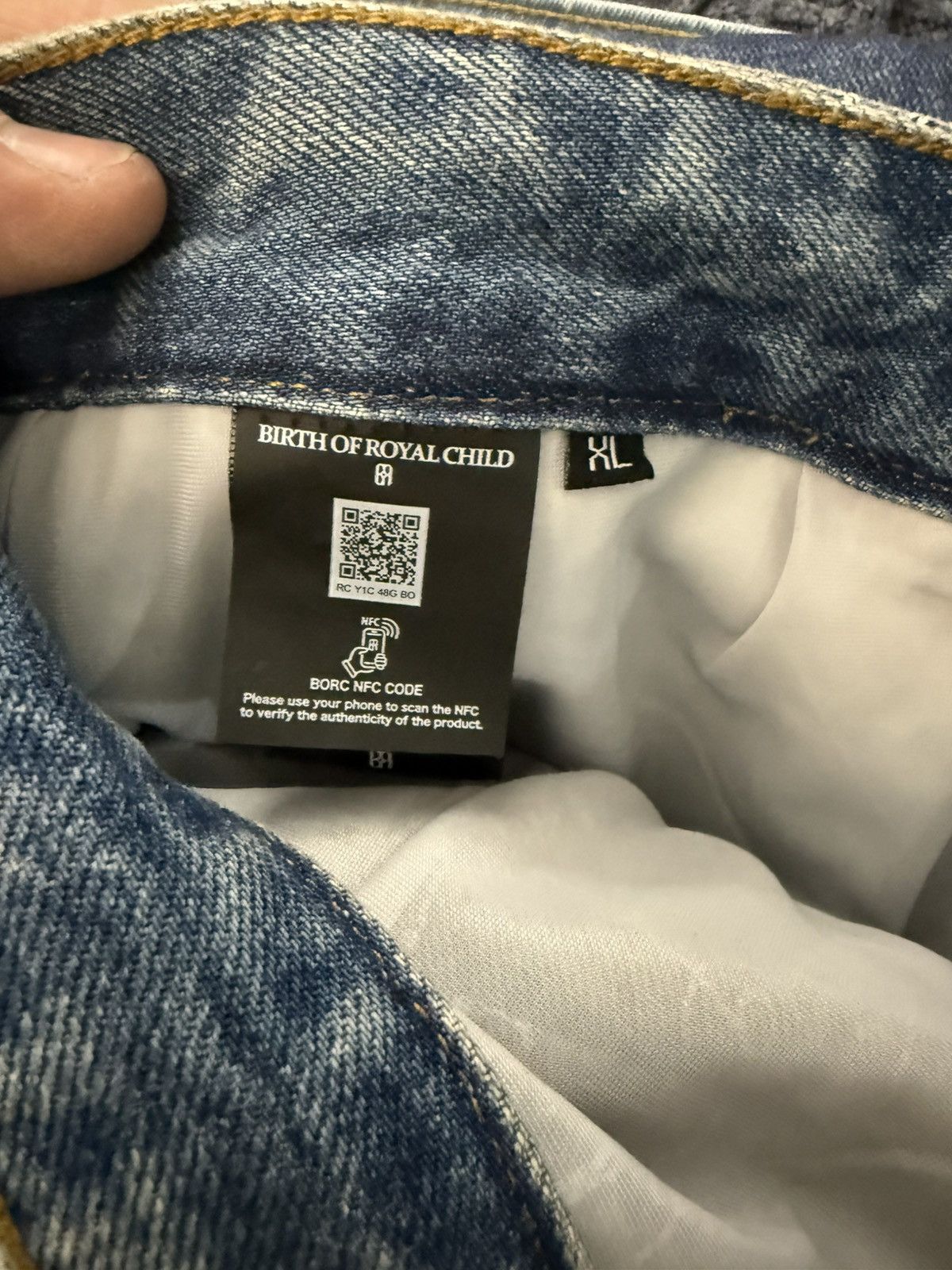 Birth of Royal Child ***BRAND NEW BIRTH OF A ROYAL CHILD “ZODIAC” JEANS*** Size US 32 / EU 48 - 3 Thumbnail