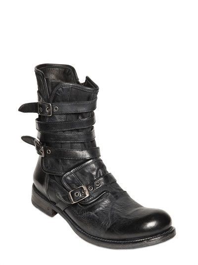 John Varvatos Engineer Triple Buckle Boot. Size 9 Size US 9 / EU 42 - 2 Thumbnail