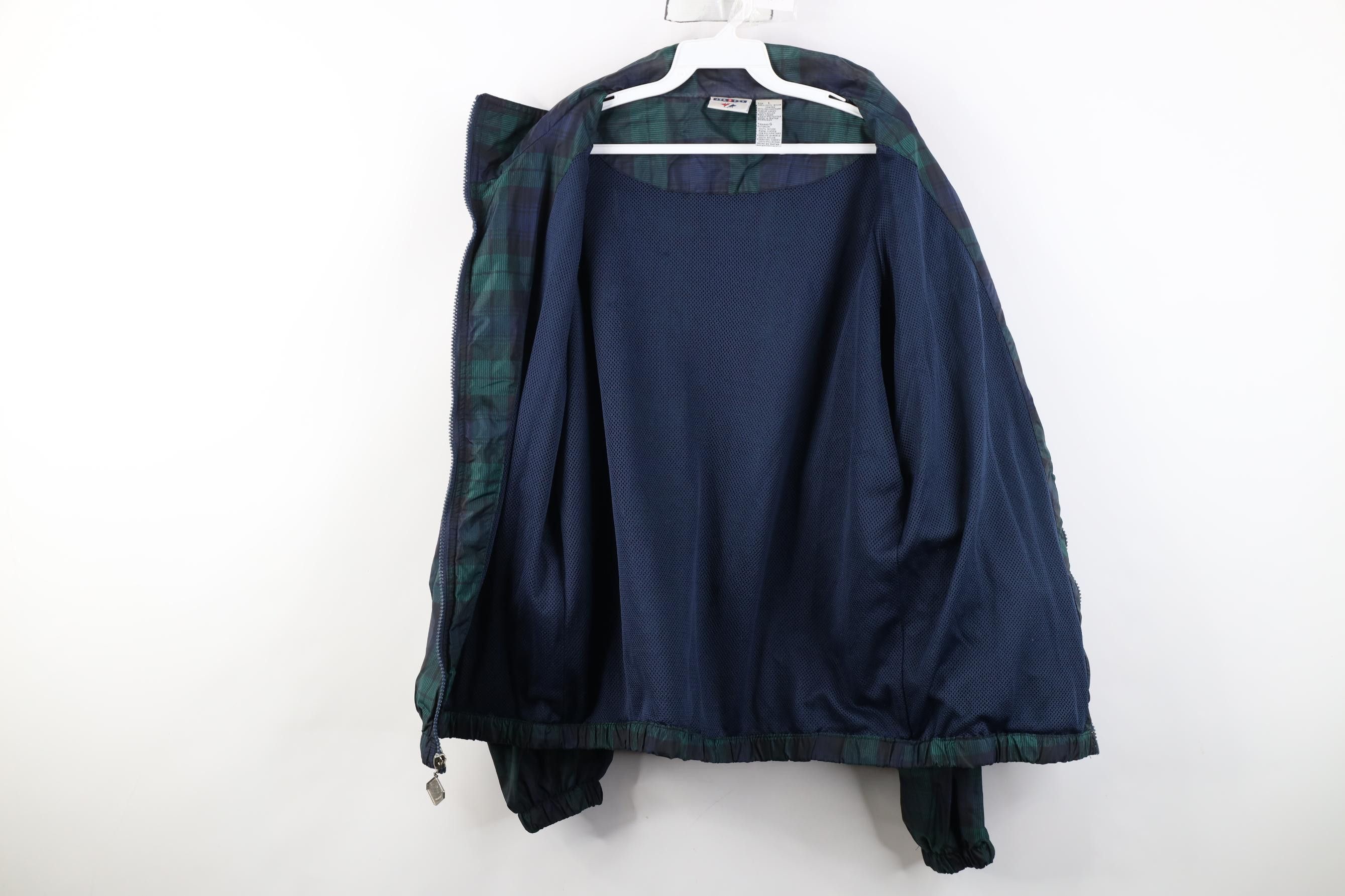 Vintage Vintage 90s Streetwear Windbreaker Bomber Jacket Tartan Size US L / EU 52-54 / 3 - 12 Thumbnail