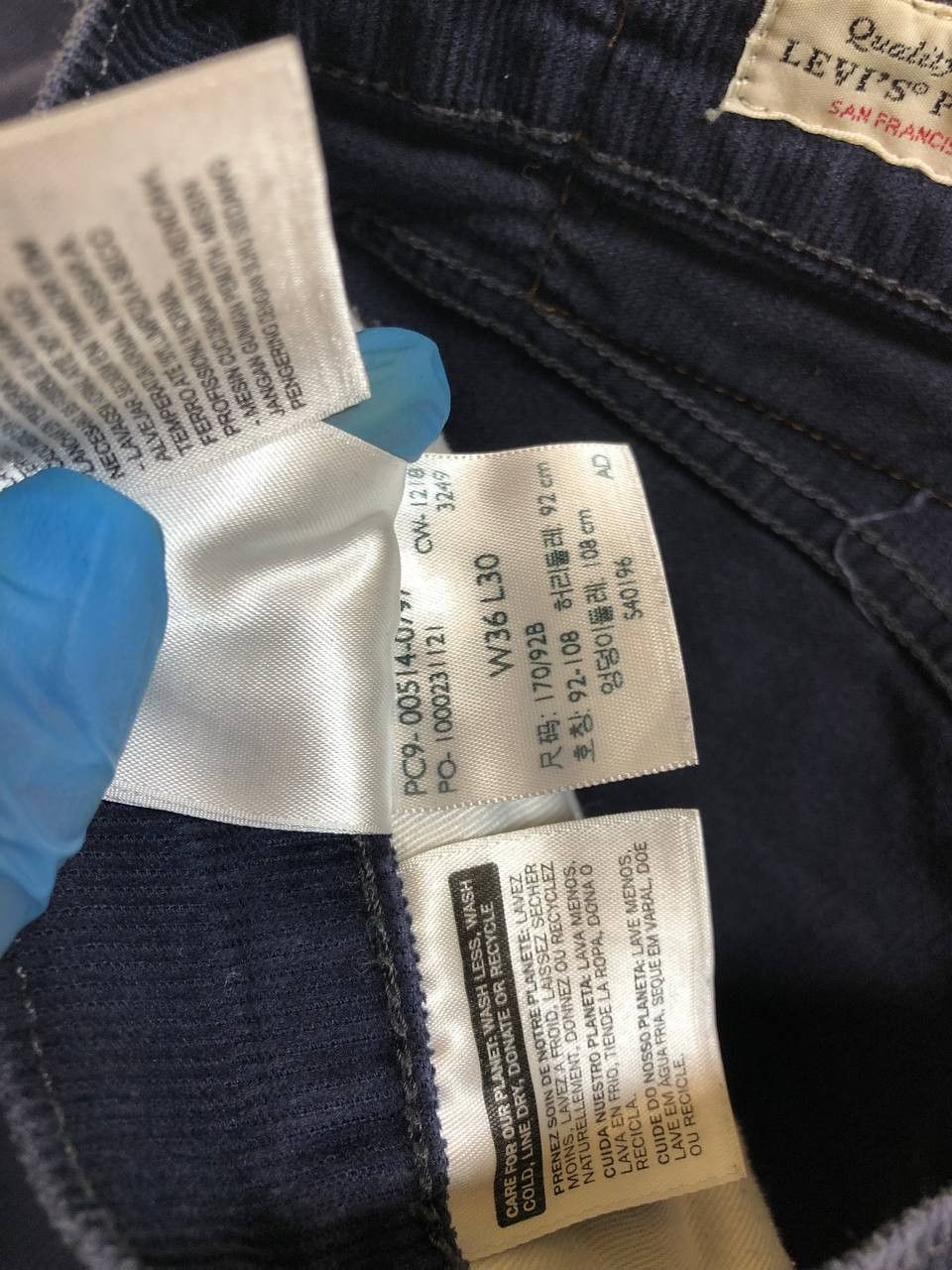 Levi's Mens Levi's 514 Stretch Slim Straight Blue Jeans Size US 36 / EU 52 - 16 Thumbnail