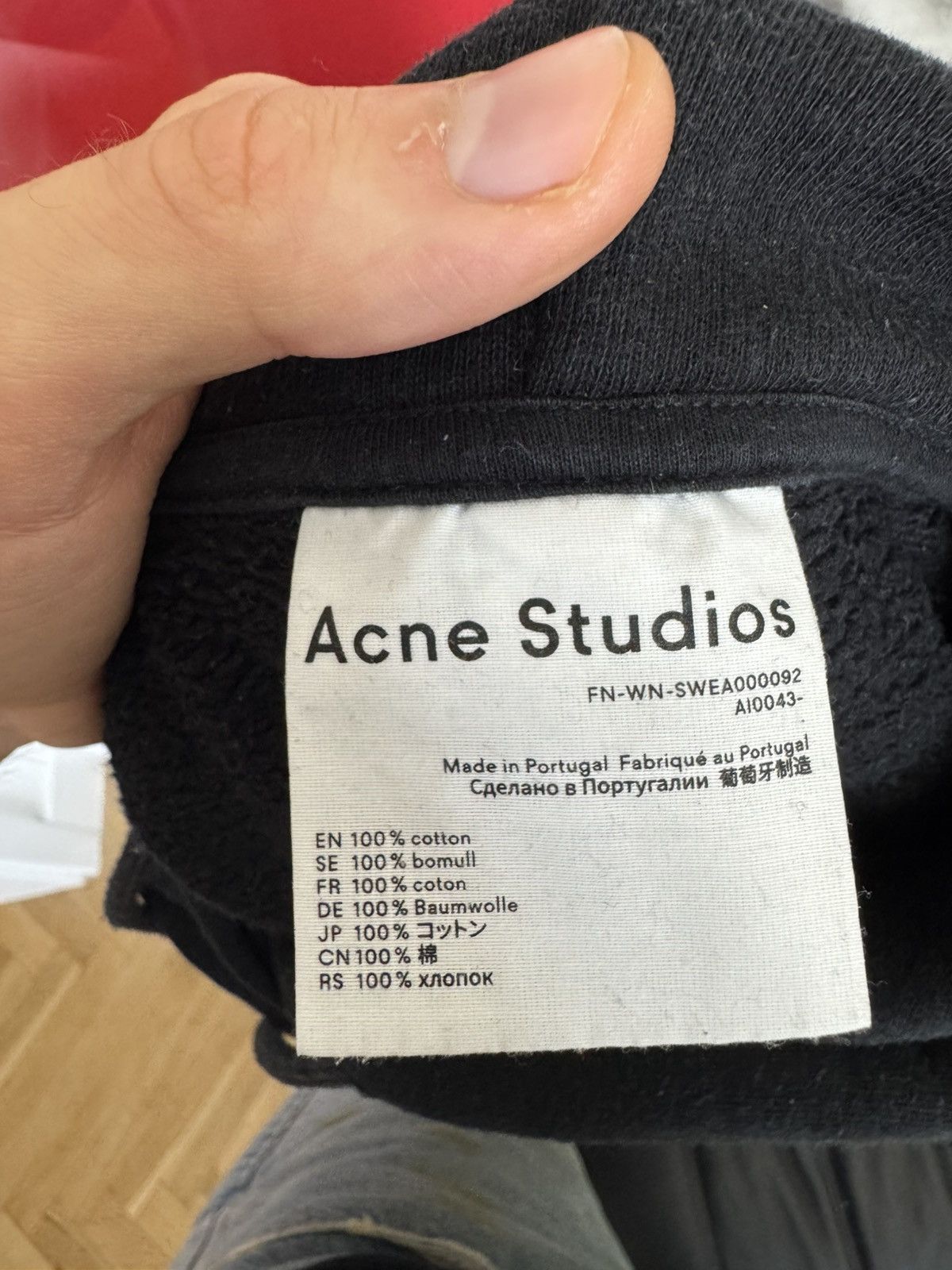 Acne Studios Acne Studios Hoodie Boxy Fit Oversize Perfect Basic Casual Size US M / EU 48-50 / 2 - 4 Thumbnail
