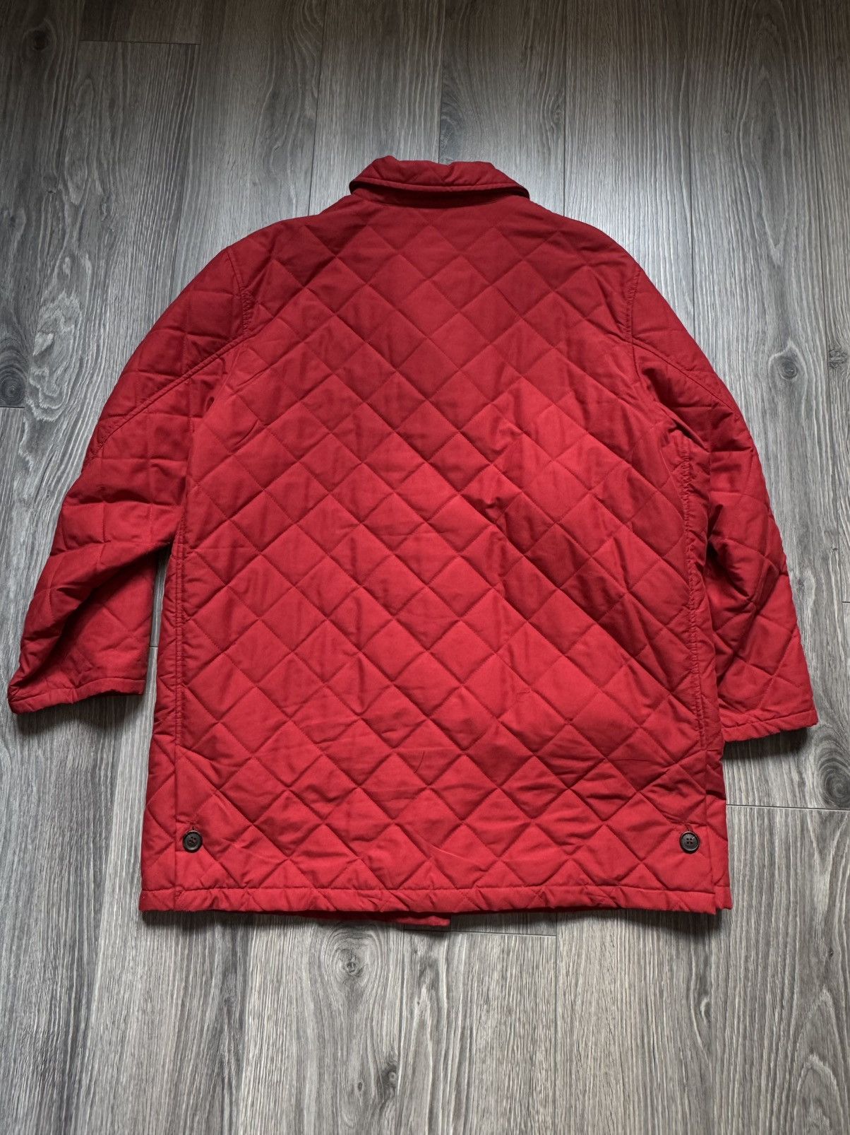 Burberry Burberry Coral Red Checkered Quilted Jacket 44 Size M / US 6-8 / IT 42-44 - 12 Thumbnail