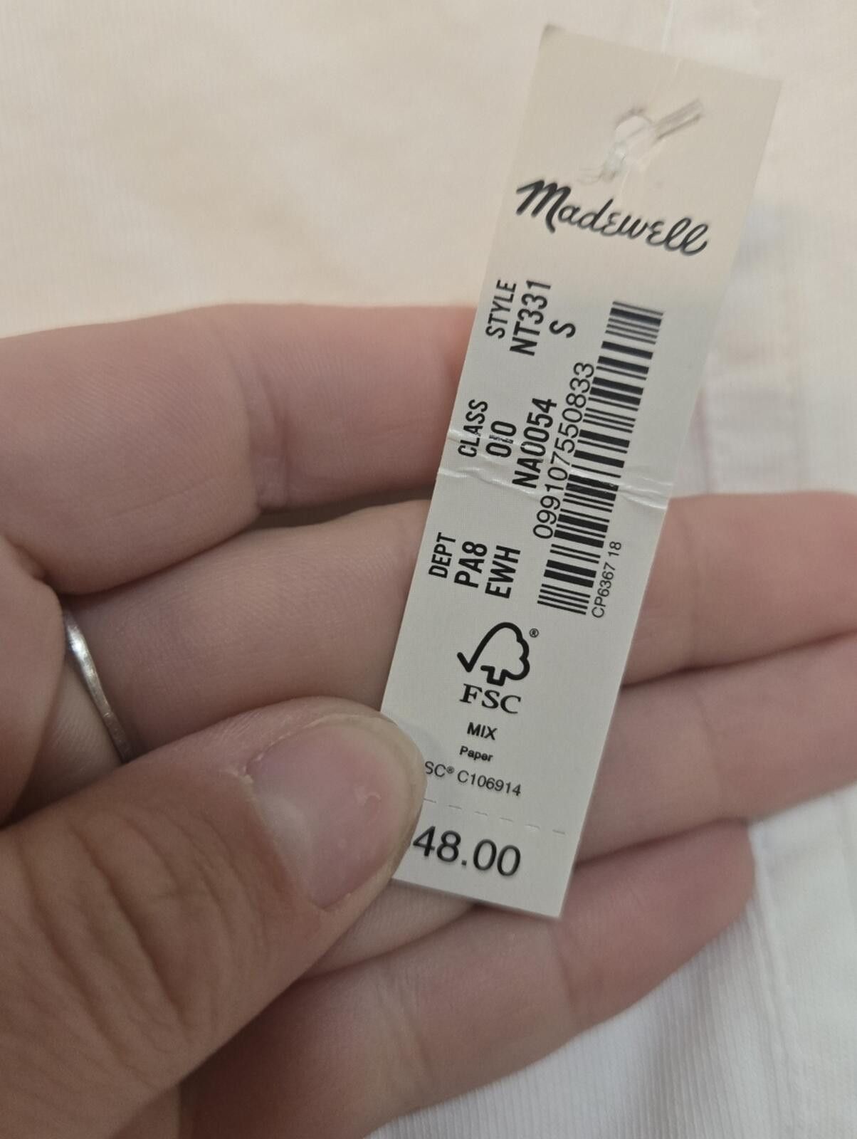 Madewell Madewell Puff-Sleeve Tee-M Size M / US 6-8 / IT 42-44 - 4 Thumbnail