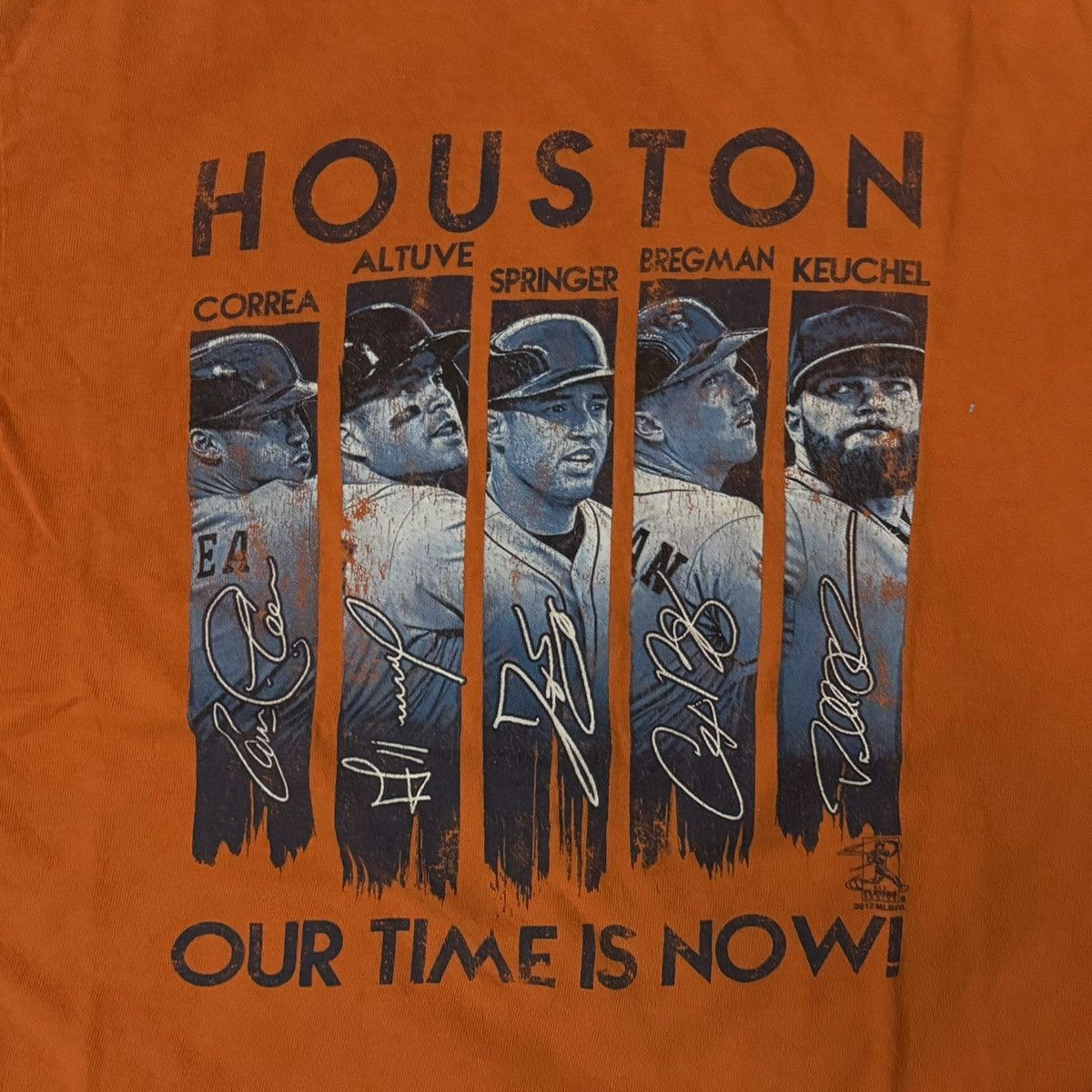 Delta Orange Houston Astros T Shirt Delta Size US M / EU 48-50 / 2 - 2 Thumbnail