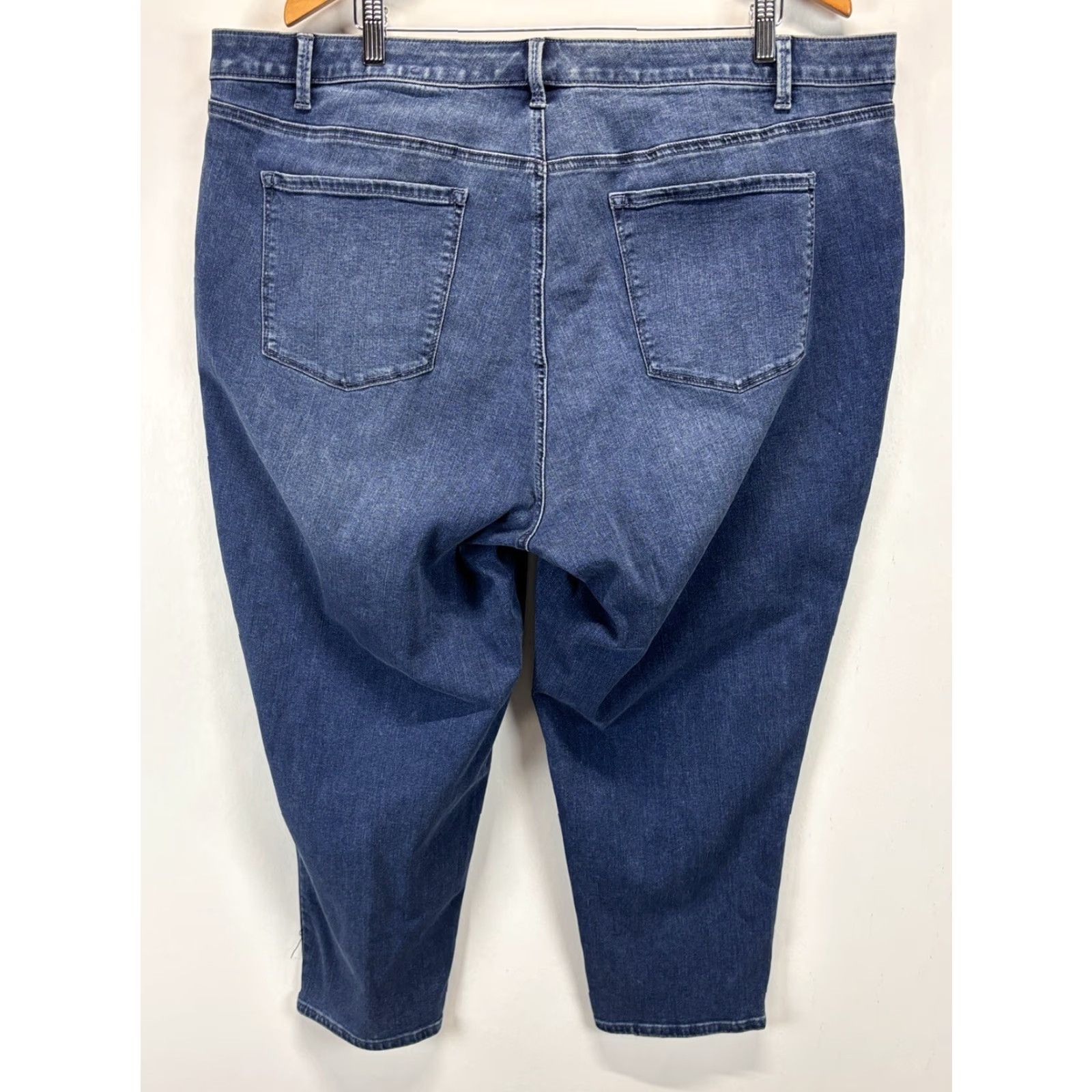 Talbots Talbots Jeans Jegging High Rise Crop 22W Plus Stretch Womens Blue Denim 25in Inseam Mens? Size 40" / US 18 - 3 Thumbnail