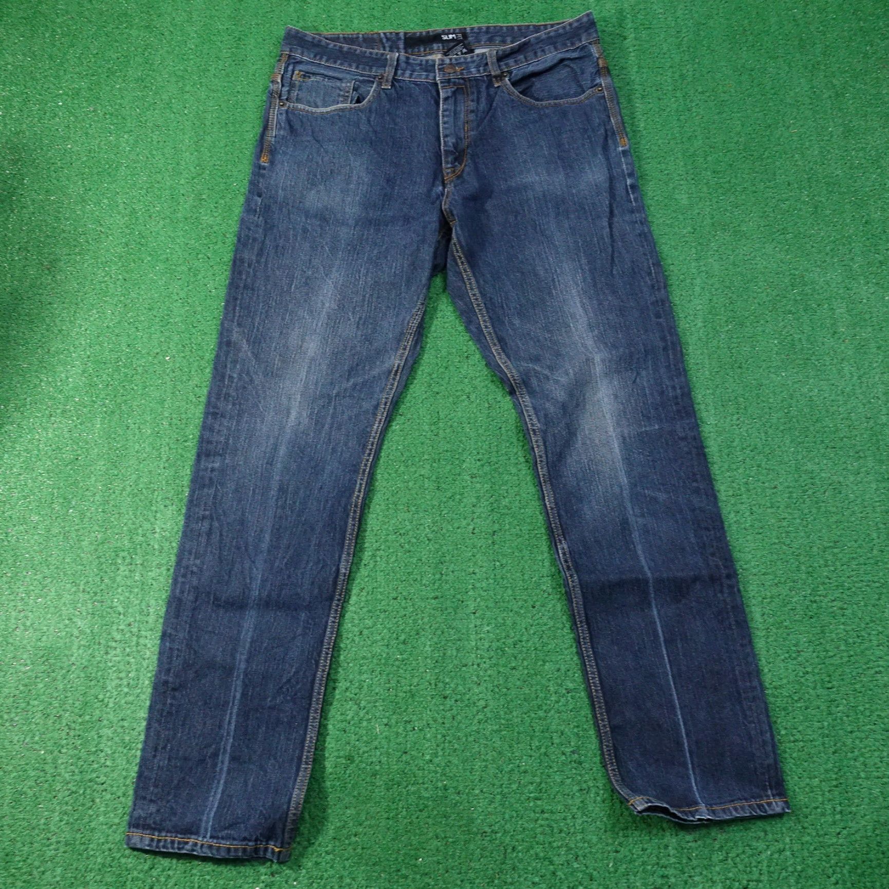 Rocawear ROCAWEAR Slim Fit Dark Wash Blue Jeans Mens Size 36 Waist 35" Size US 36 / EU 52 - 3 Thumbnail
