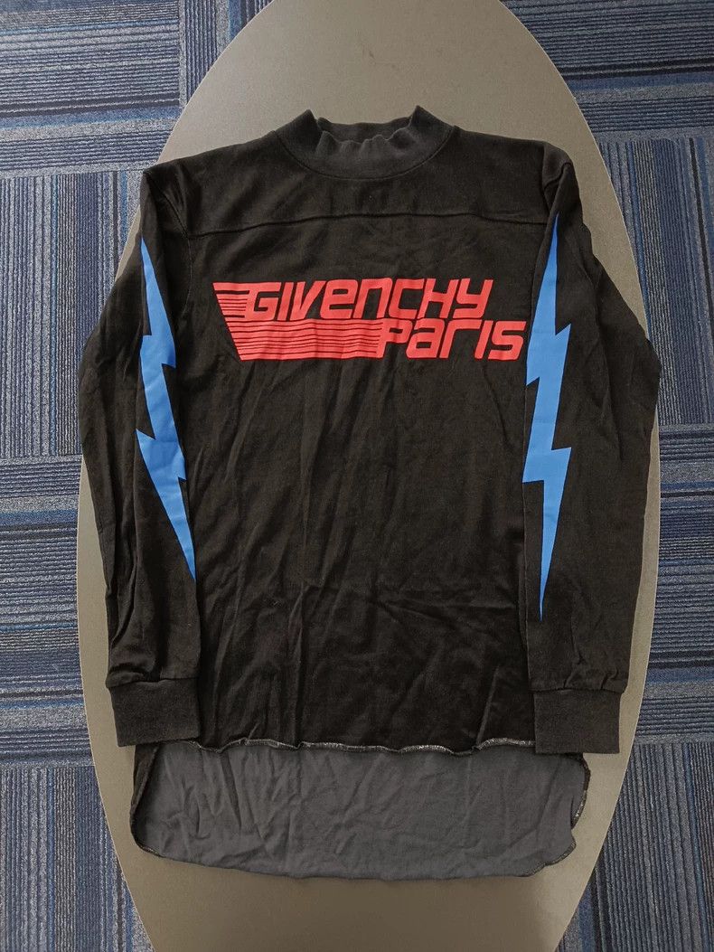 Givenchy Givenchy Classic Logo Printed Long Sleeve T-Shirt, Black Size US XS / EU 42 / 0 - 1 Thumbnail