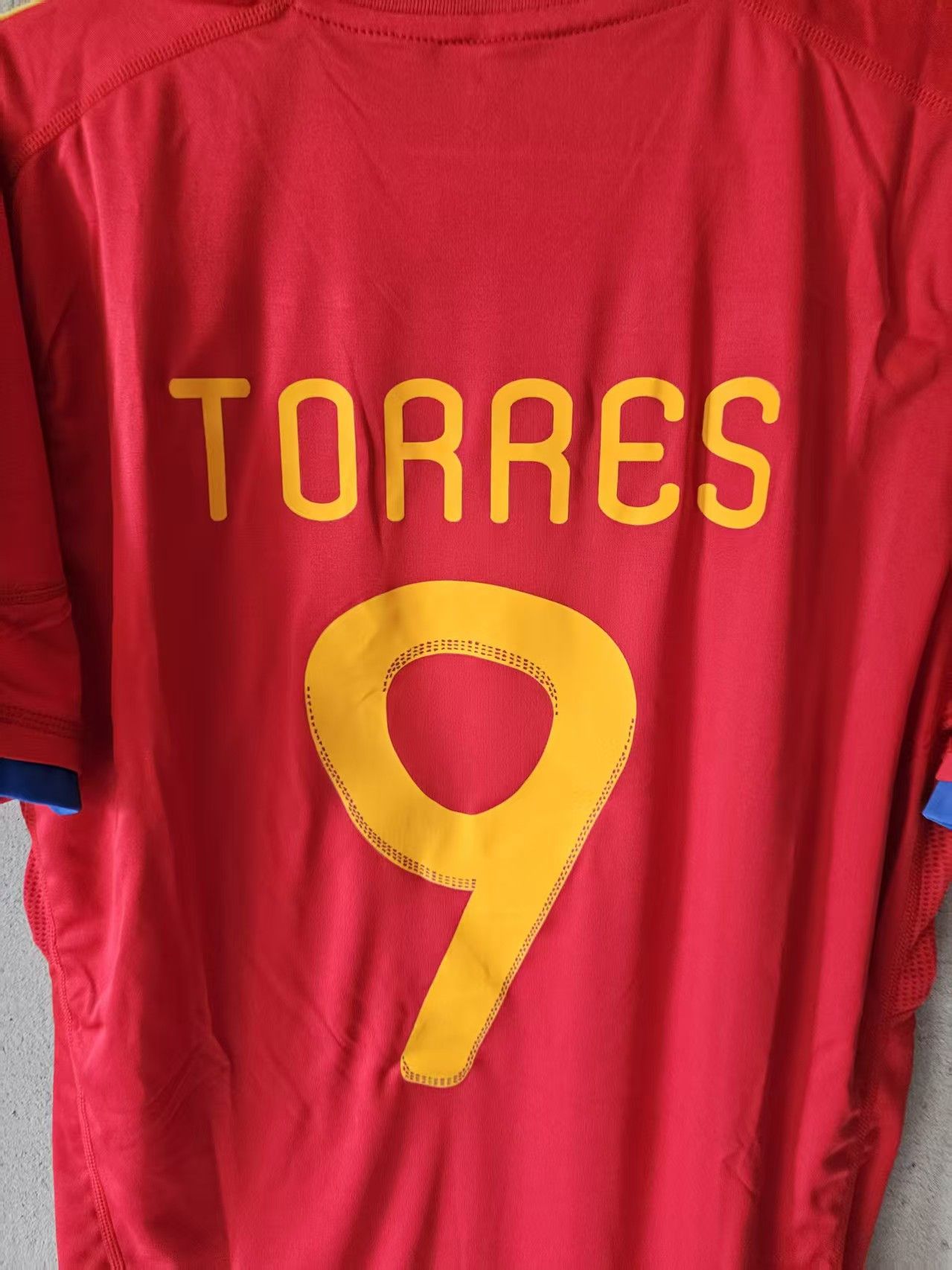 Other 2010 Spain #9 Torres Jersey Home Size US S / EU 44-46 / 1 - 6 Thumbnail