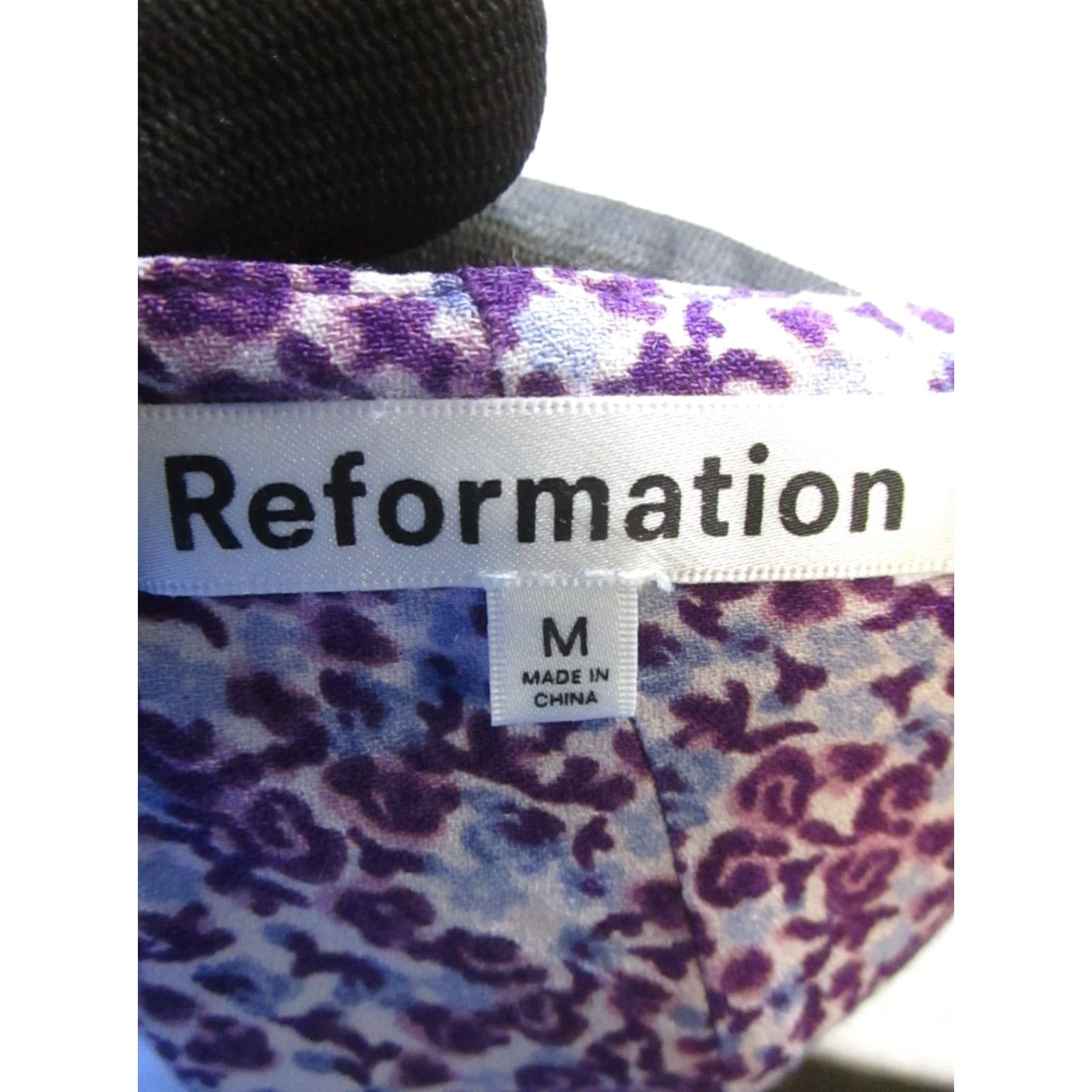 Reformation VINTAGE Reformation Tank Top Womens Medium Purple Floral Sleeveless Casual Summer Spring Women Size M / US 6-8 / IT 42-44 - 3 Thumbnail
