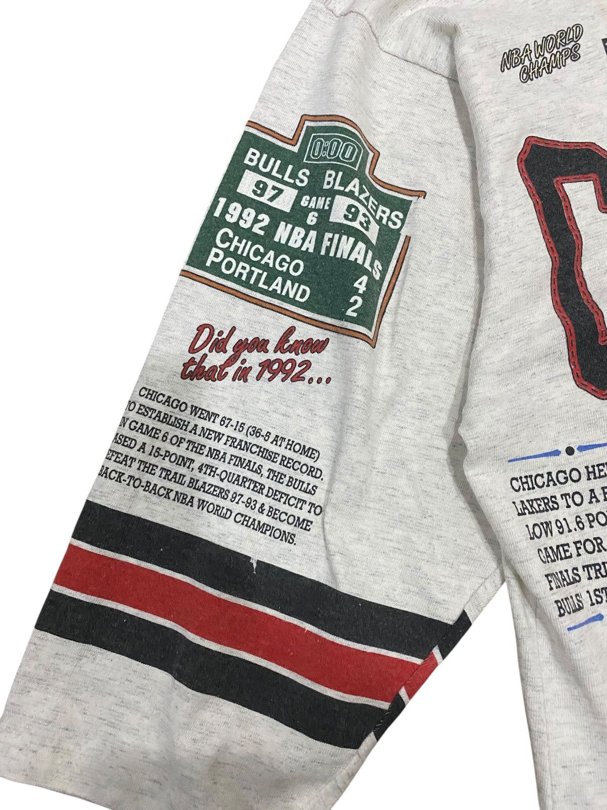Vintage 🔥True Vintage 1993 NBA Chicago Bulls Back to Back Champs Size US L / EU 52-54 / 3 - 6 Thumbnail