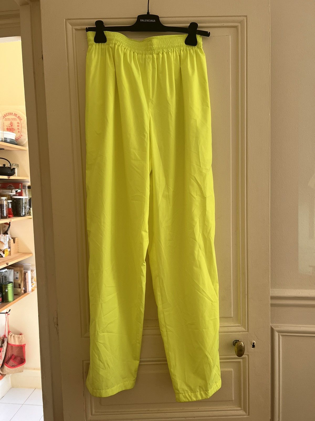 Balenciaga Balenciaga Zip Track Pant Neon Green Size US 44 / EU 60 - 6 Thumbnail
