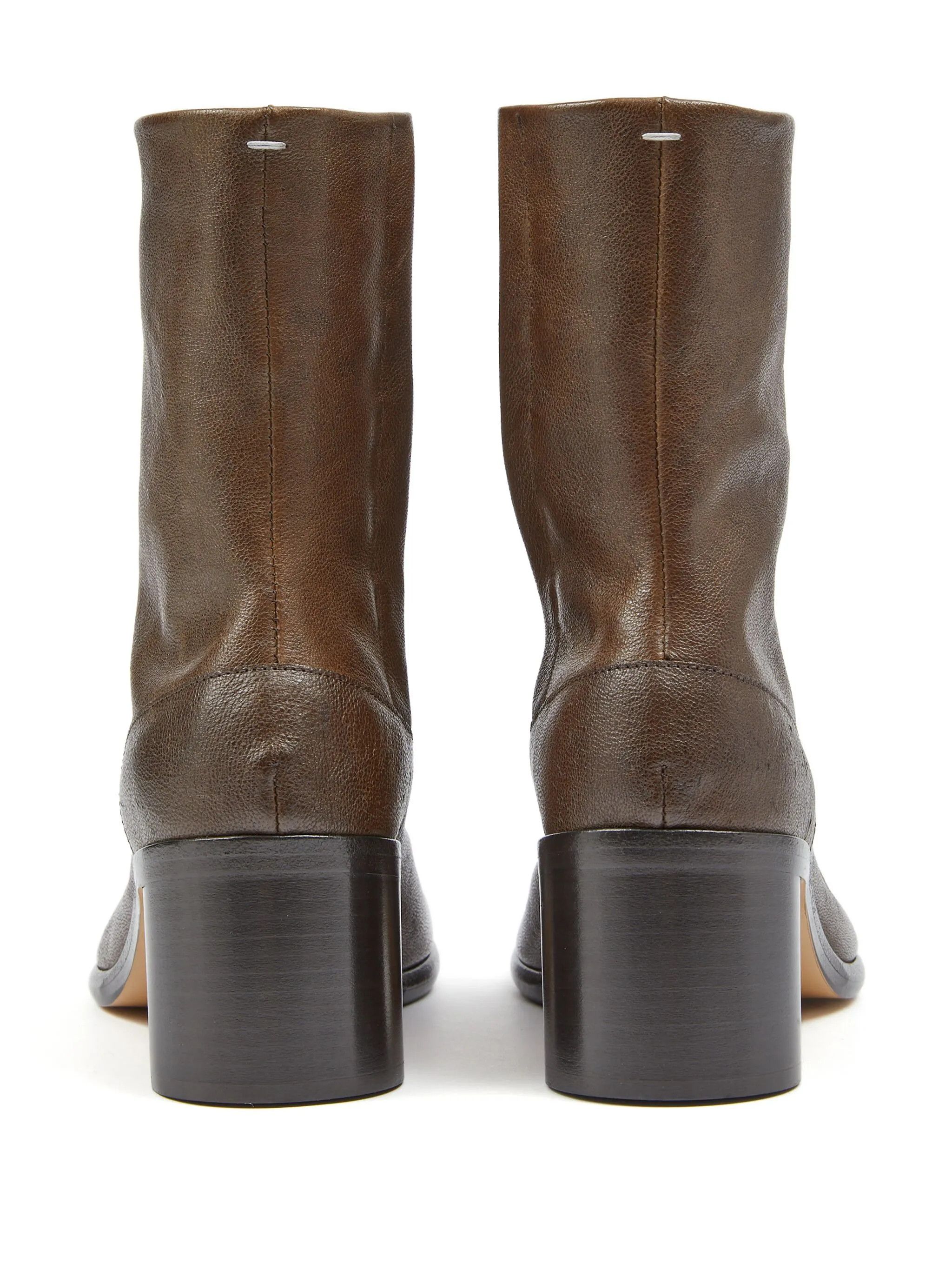 Maison Margiela o1w1db10525 Tabi Ankle Boots in Brown Size US 9 / EU 42 - 3 Thumbnail