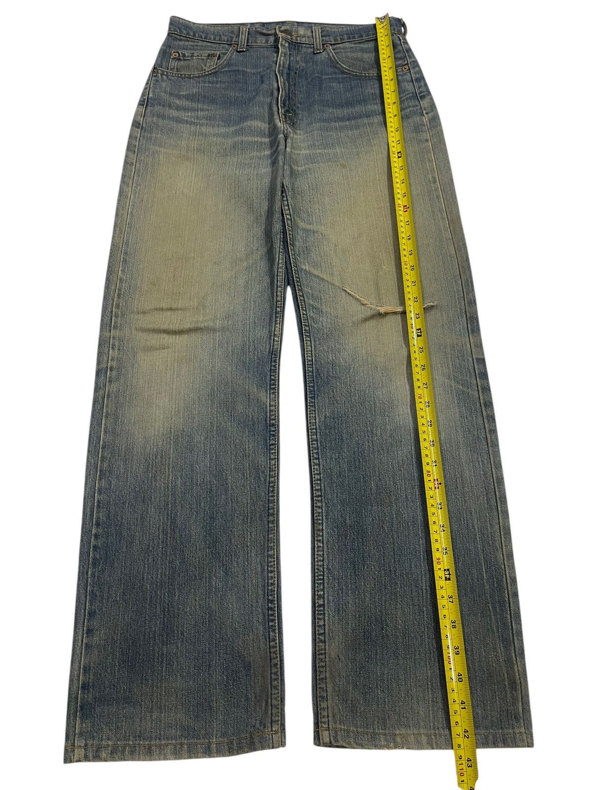 Levi's Vintage 90s Levis 512 Mud Wash Distress Style Loose Jeans Size US 31 - 12 Thumbnail