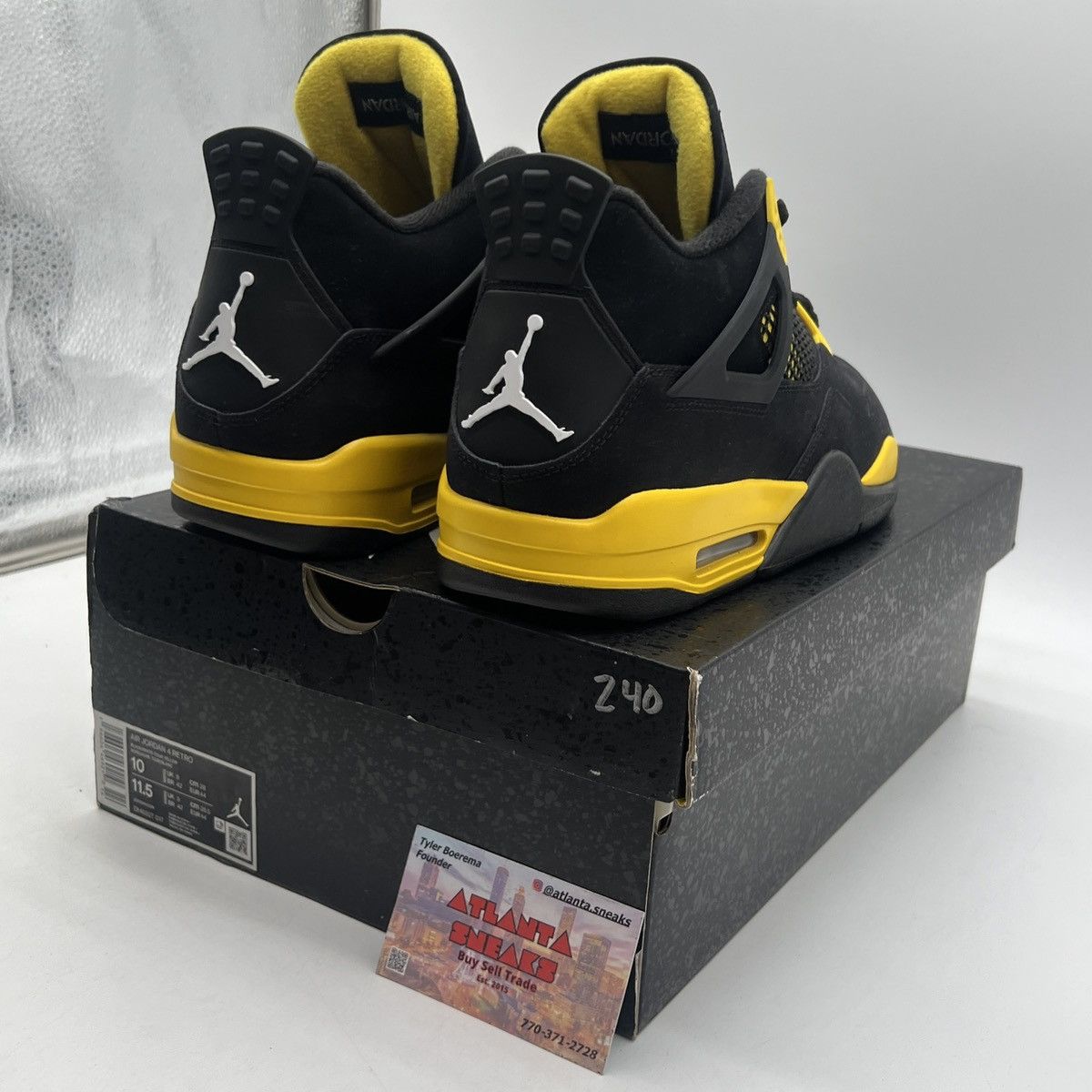 Jordan Brand Air Jordan 4 Thunder Size US 10 / EU 43 - 5 Thumbnail