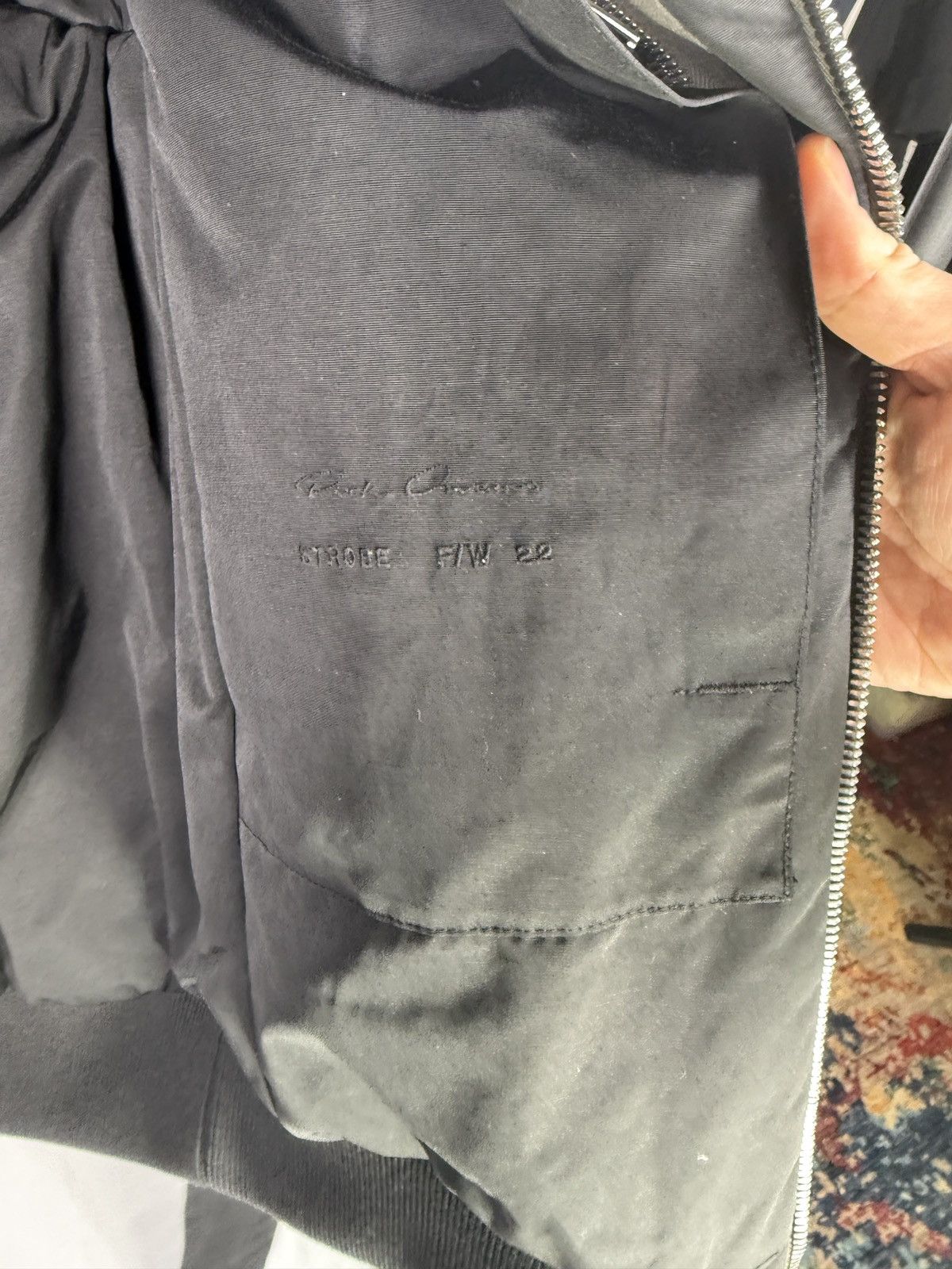 Rick Owens Rick Owens Oversized Padded Bomber Jacket – Black – IT 46 Size US S / EU 44-46 / 1 - 2 Thumbnail