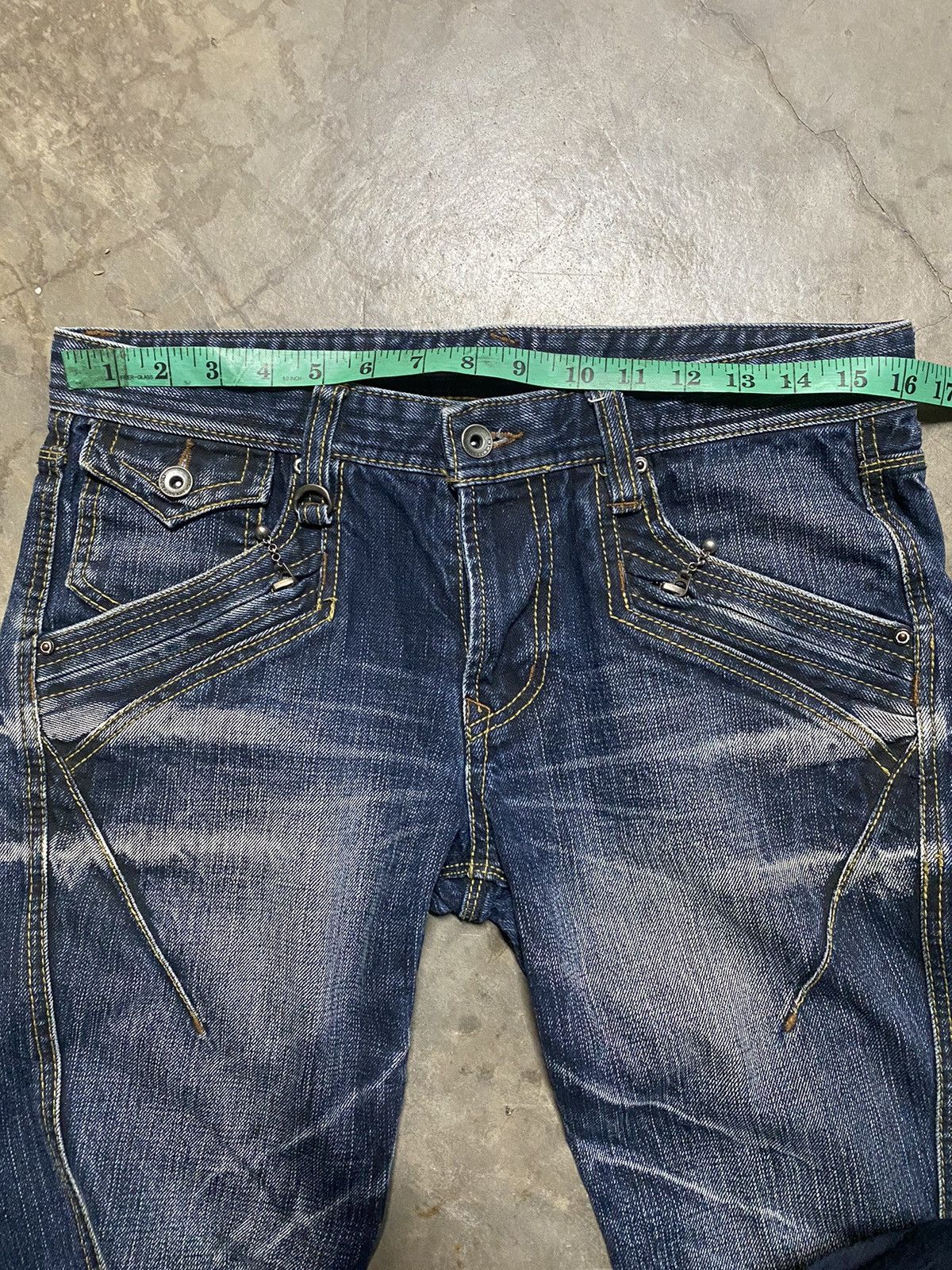Nicole Club × PPFM Flare Jeans Nicole Club for Men Curve Leg Faded Out Size US 32 / EU 48 - 12 Thumbnail