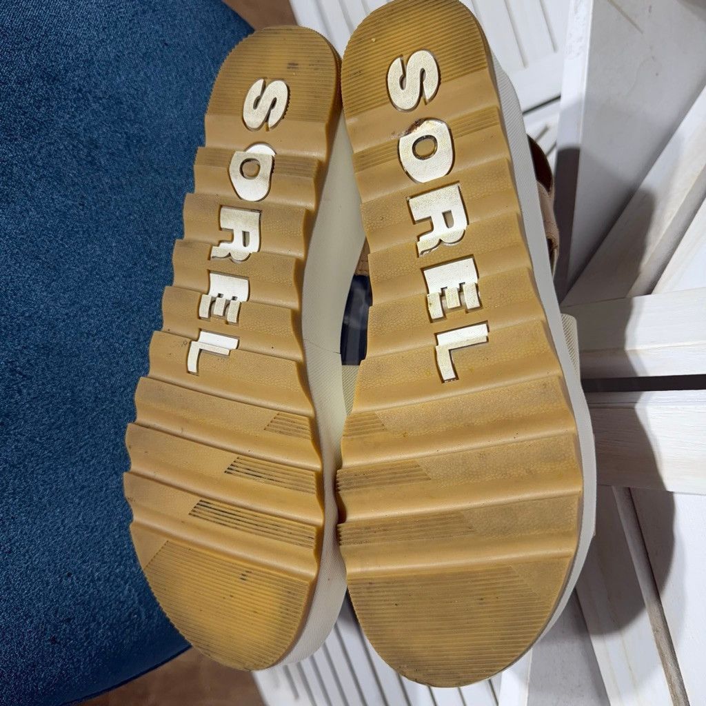 SOREL Sorel Cameron sandal platform slingback leather beige 11 Size US 11 / IT 41 - 7 Thumbnail