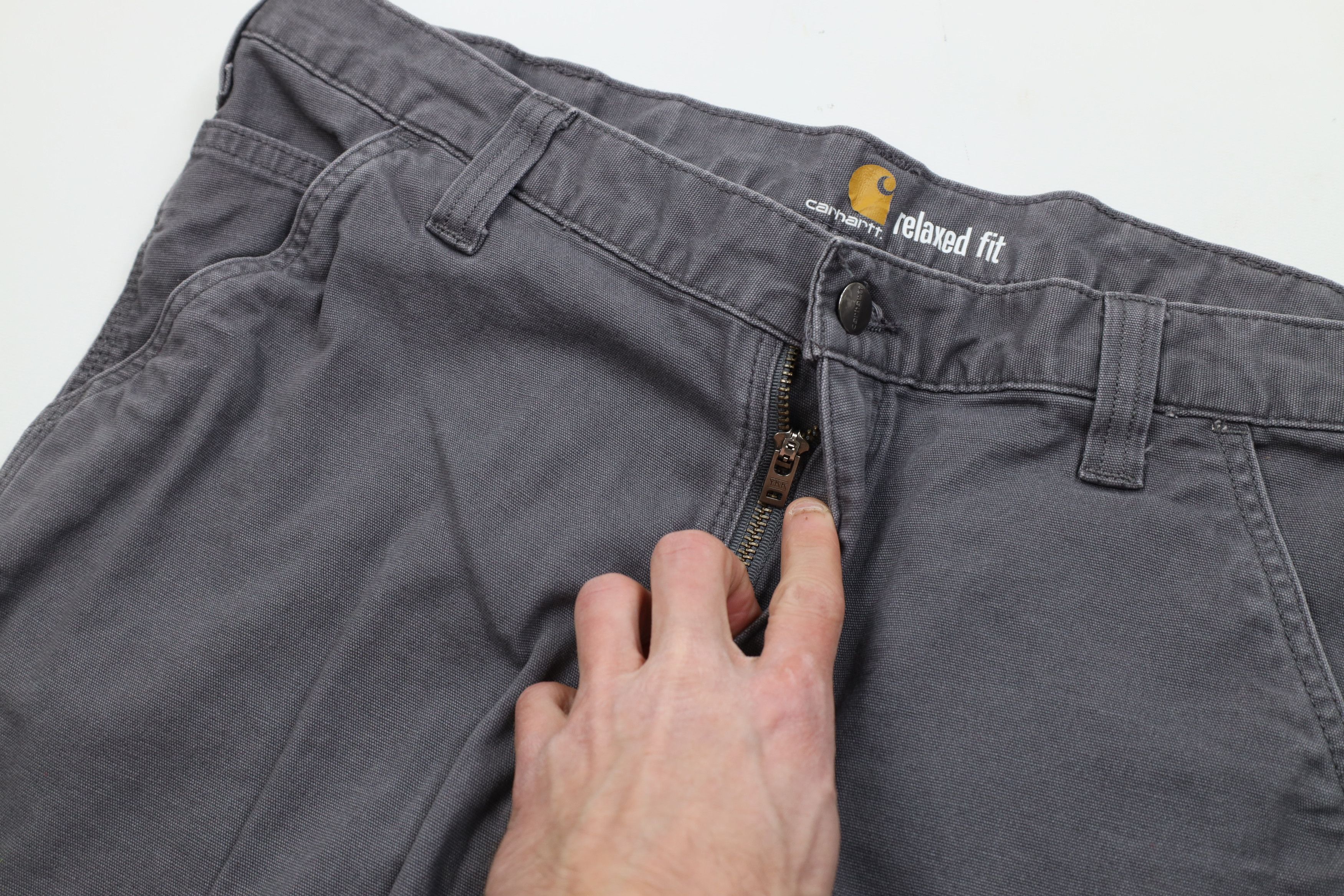 Carhartt Vintage Carhartt Relaxed Fit Canvas Wide Leg Dungaree Pants Size US 36 / EU 52 - 7 Thumbnail
