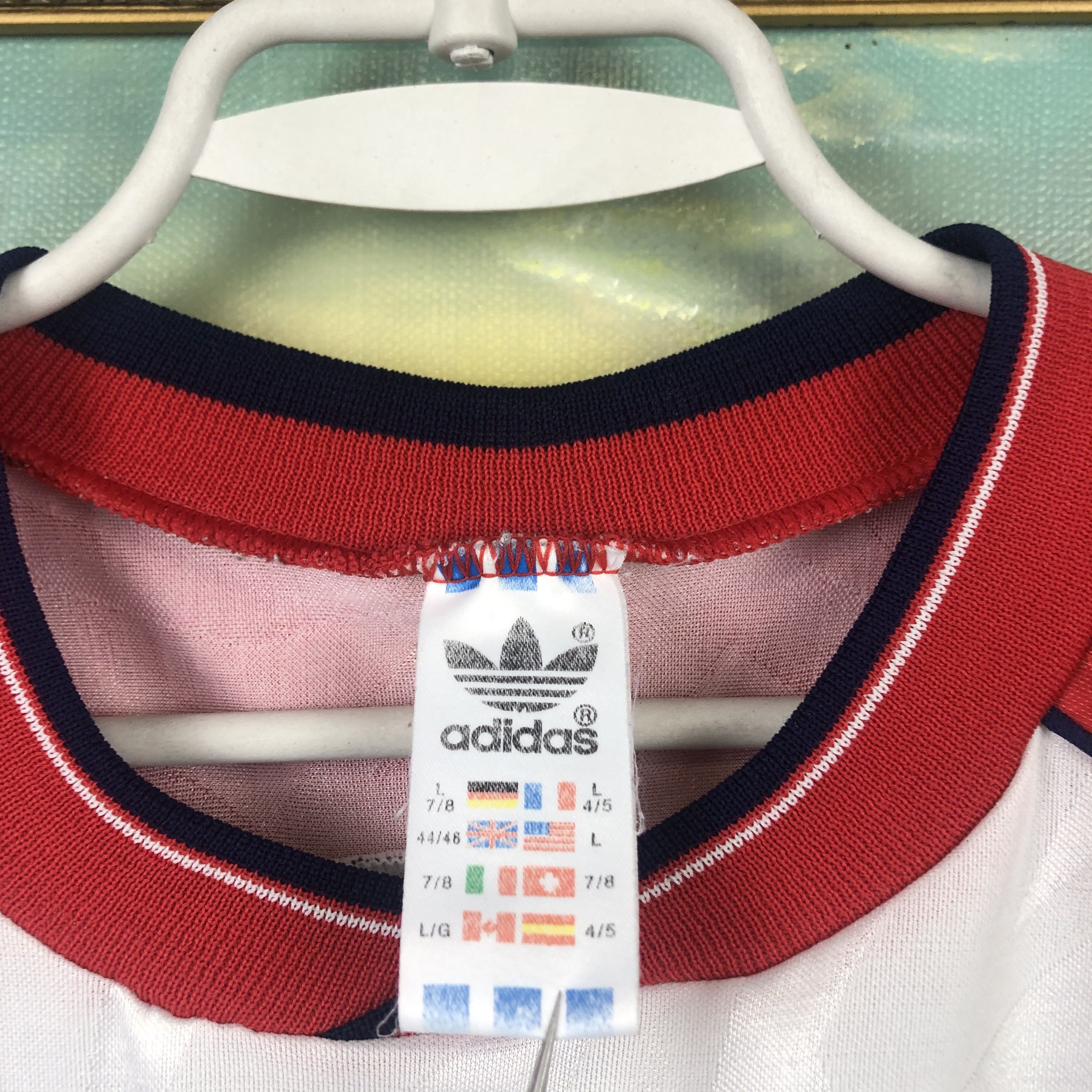 Adidas Vintage Czechoslovakia Template football shirt Long Sleeve Size US L / EU 52-54 / 3 - 6 Thumbnail