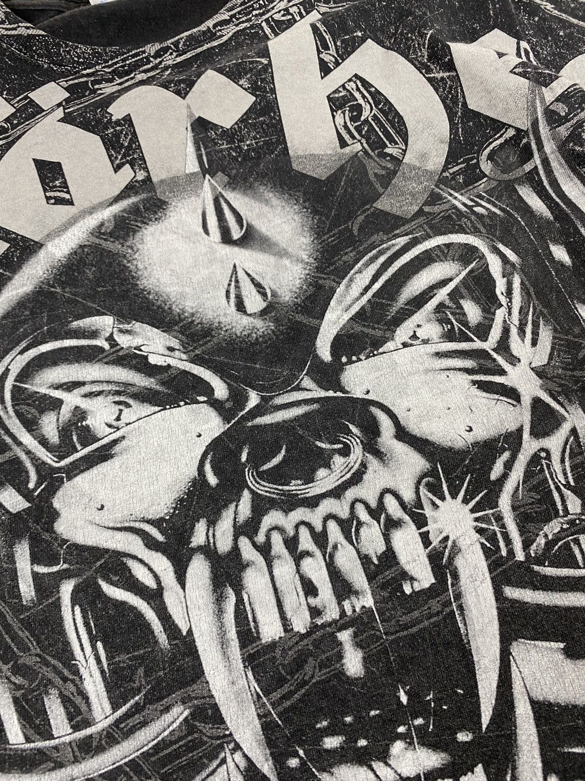 Band Tees × Vintage Vtg Motörhead all over print Tee T-shirt Med Size US M / EU 48-50 / 2 - 4 Thumbnail