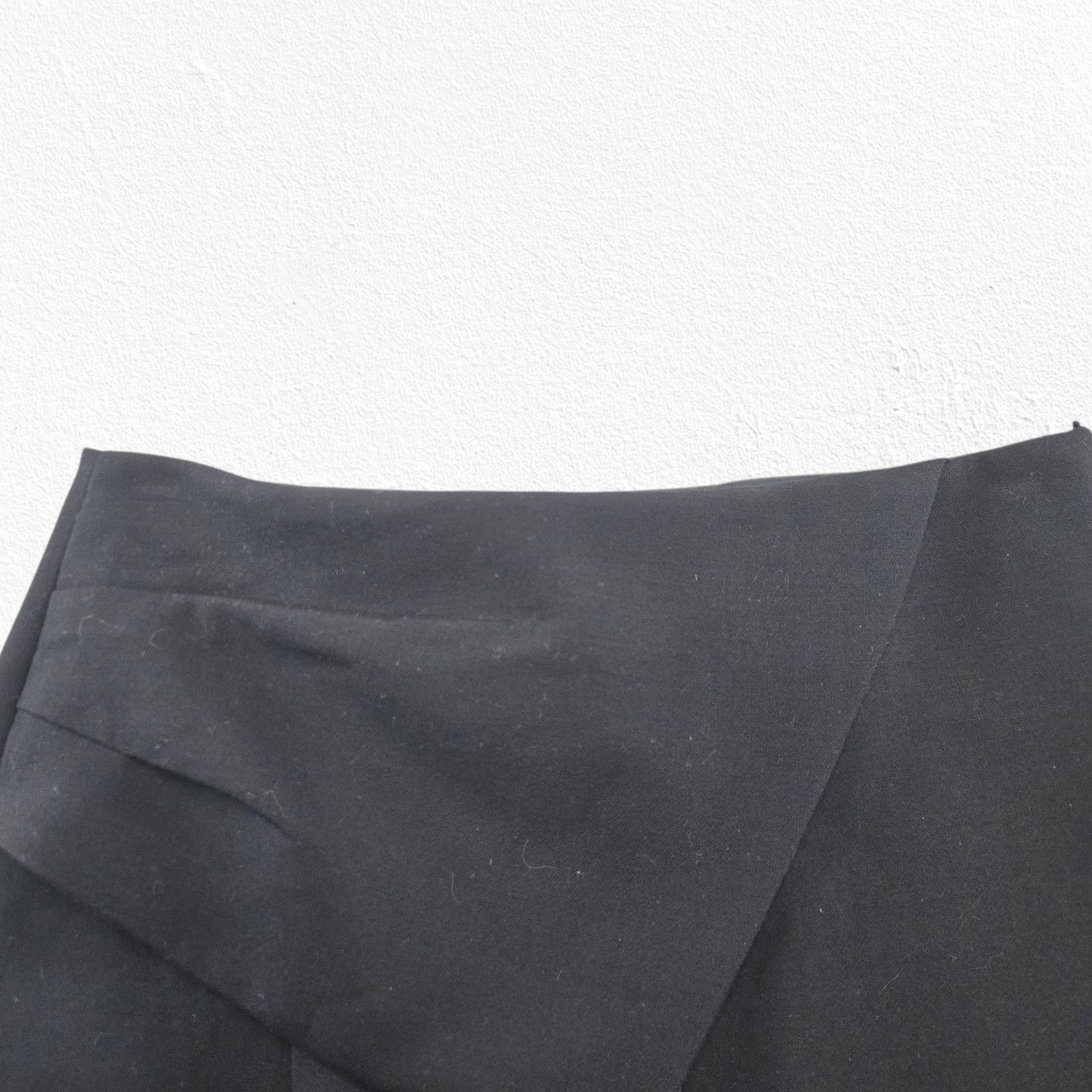 Zara Black High Waisted Basic Faux Wrap Skort Size XS Size 26" / US 2 / IT 38 - 4 Thumbnail