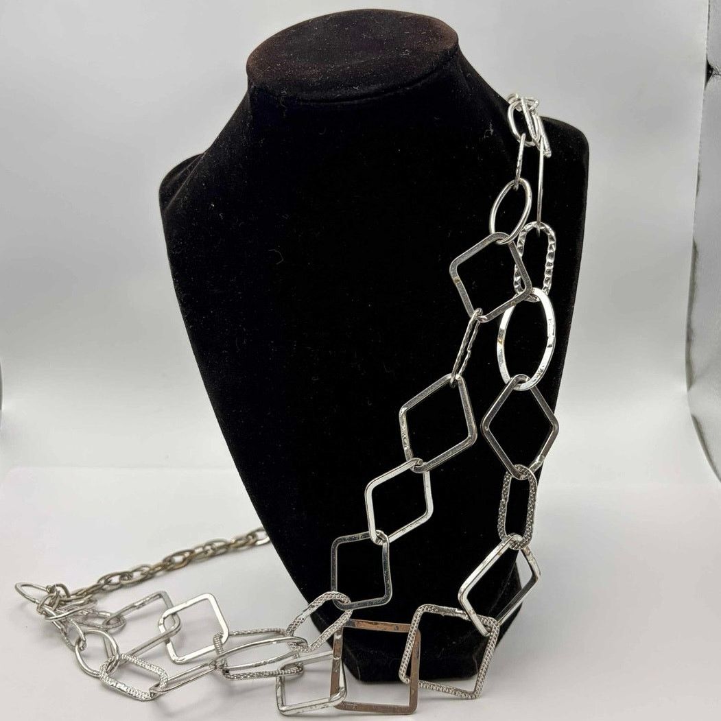 Other Y2k Silver Metal Belt Size ONE SIZE - 1 Thumbnail