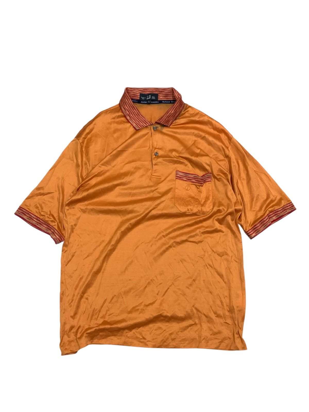 Alfred Dunhill 🐍 Vintage Alfred Dunhill Polos Size US XL / EU 56 / 4 - 1 Thumbnail