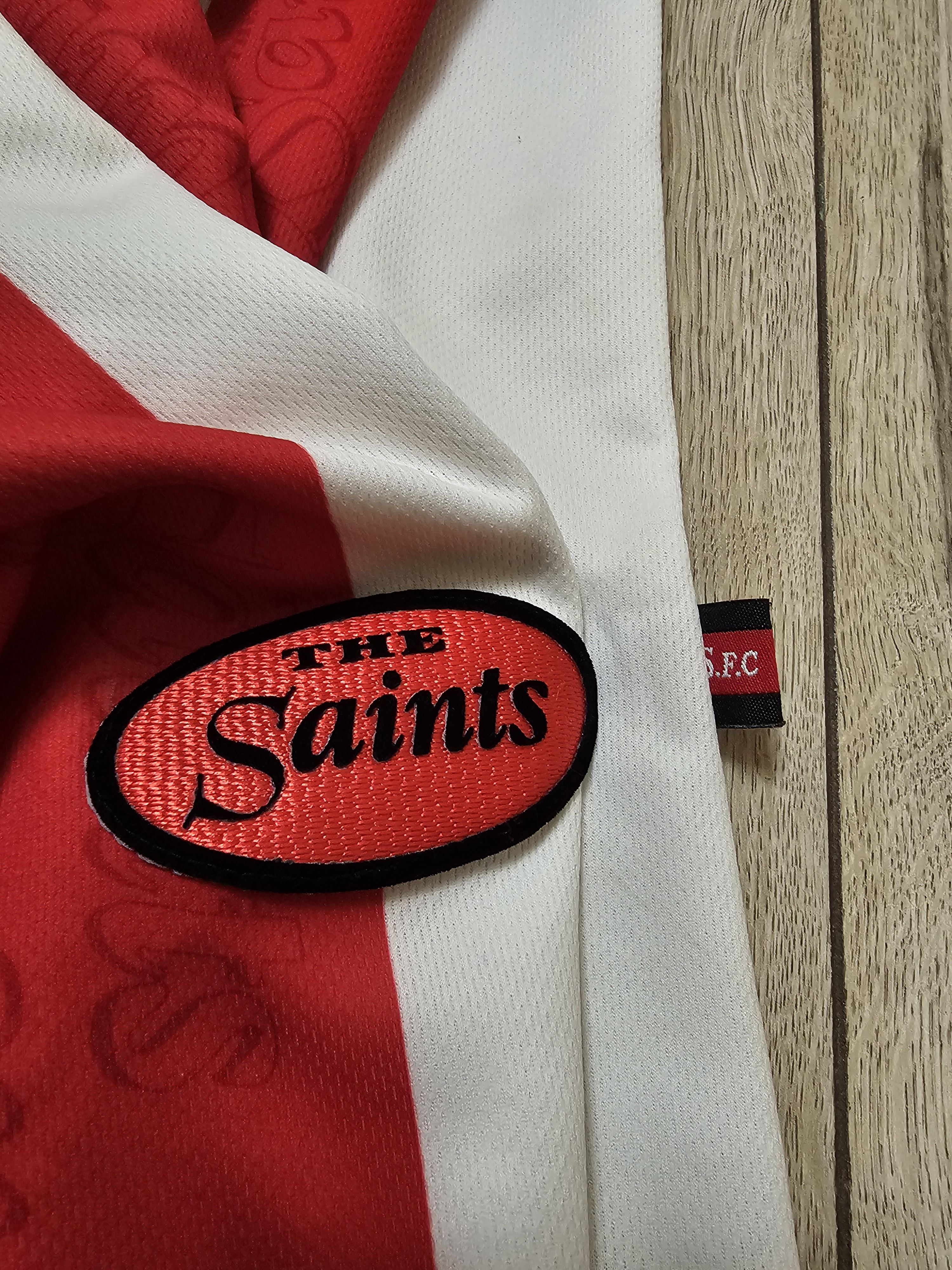 Vintage SOUTHAMPTON 1997 1999 HOME FOOTBALL SHIRT SOCCER JERSEY Size US L / EU 52-54 / 3 - 5 Thumbnail