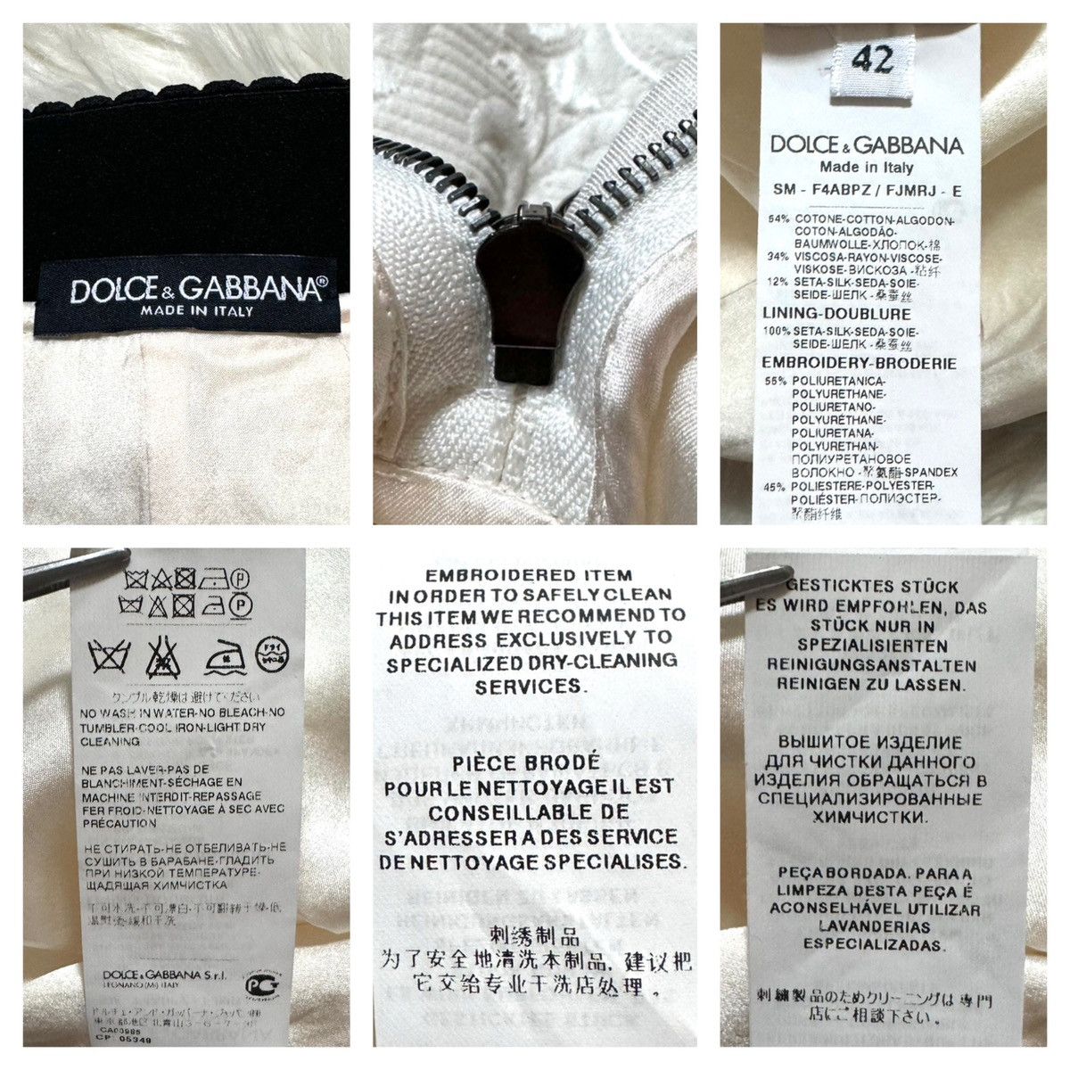 Dolce & Gabbana Dolce & Gabbana mirror design flower flare skirt, size 42 Size 28" / US 6 / IT 42 - 2 Thumbnail