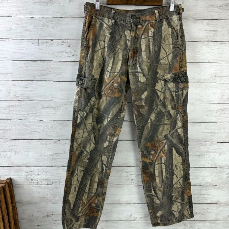 Vintage Ranger Classics Mens Small Hunting Pants Realtree Hardwoods Camo Cargo 32x28 Size US 29 - 4 Thumbnail