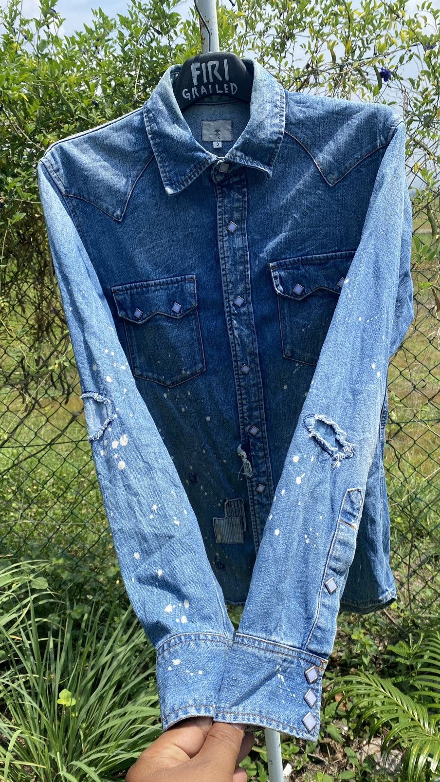 Takeo Kikuchi Vintage Takeo Kikuchi denim shirt Size US M / EU 48-50 / 2 - 8 Thumbnail