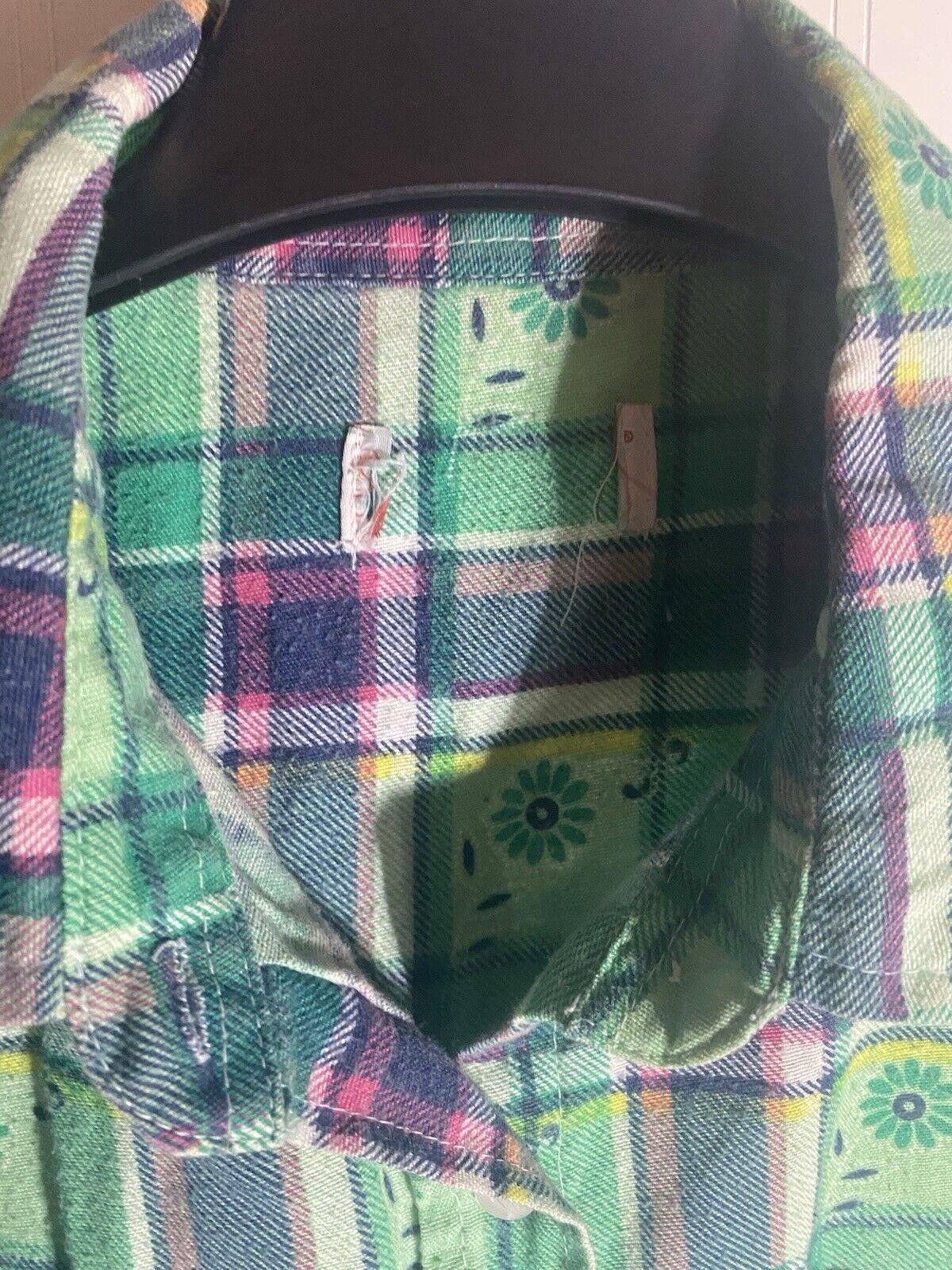 Designer Vintage Flannel Shirt Size US L / EU 52-54 / 3 - 7 Thumbnail