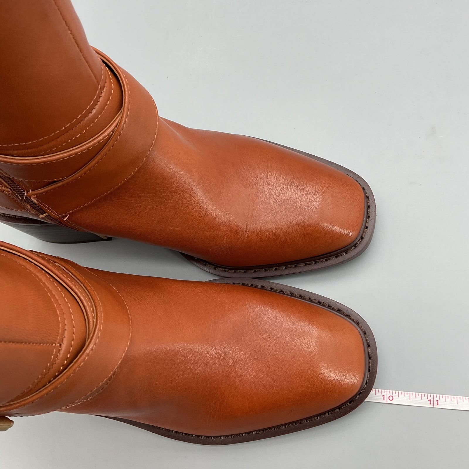 Vince Camuto Vince Camuto Women Gini Buckled Riding Boot Brown Size 7W XC Size US 7 / IT 37 - 8 Thumbnail