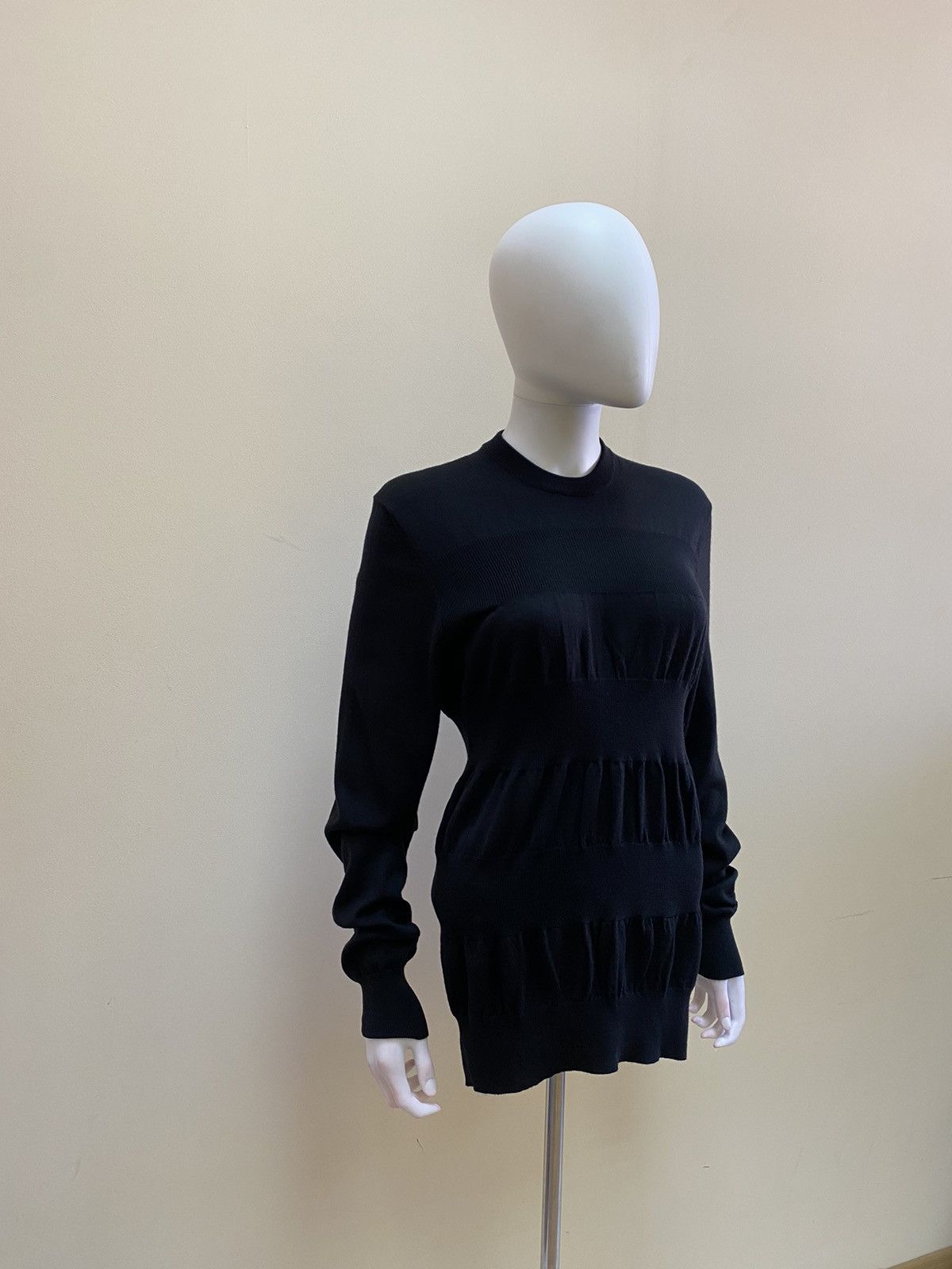 Other T/SEHNE Womens Black Knit Wool Sweater Size 46 Size L / US 10 / IT 46 - 3 Thumbnail