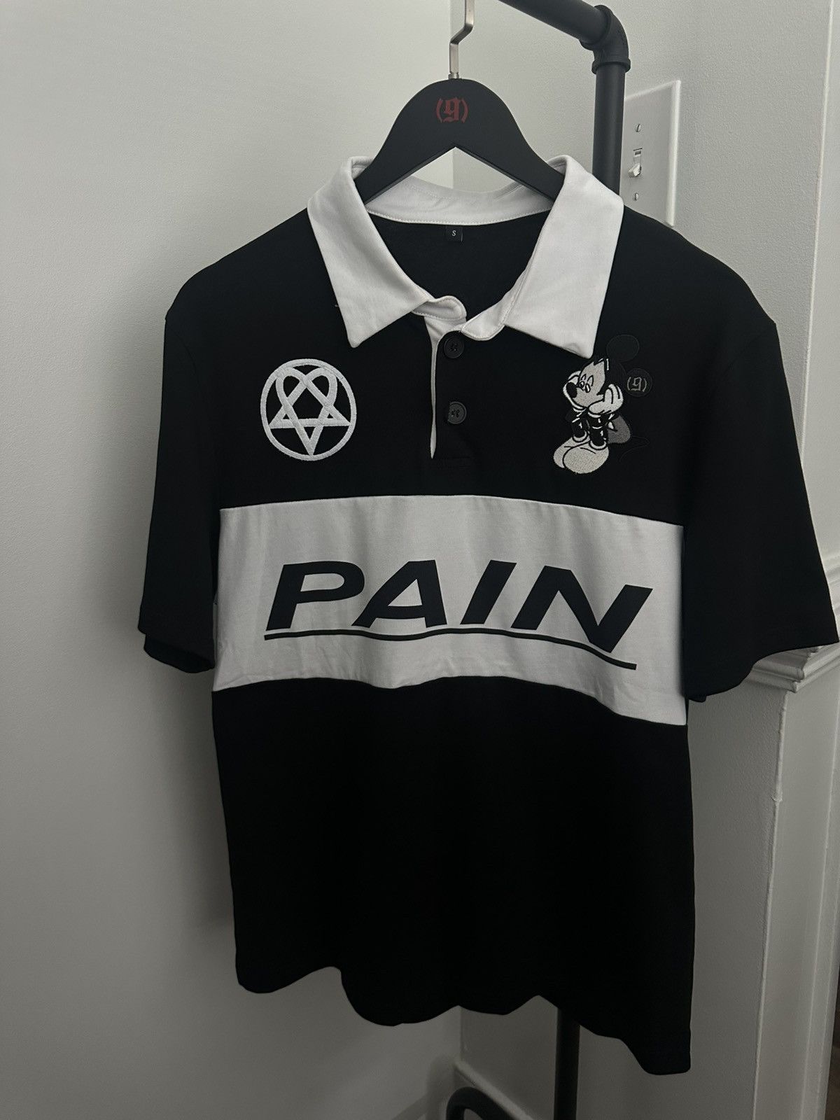 Vintage Live Love Die PAIN POlO Size US S / EU 44-46 / 1 - 1 Thumbnail