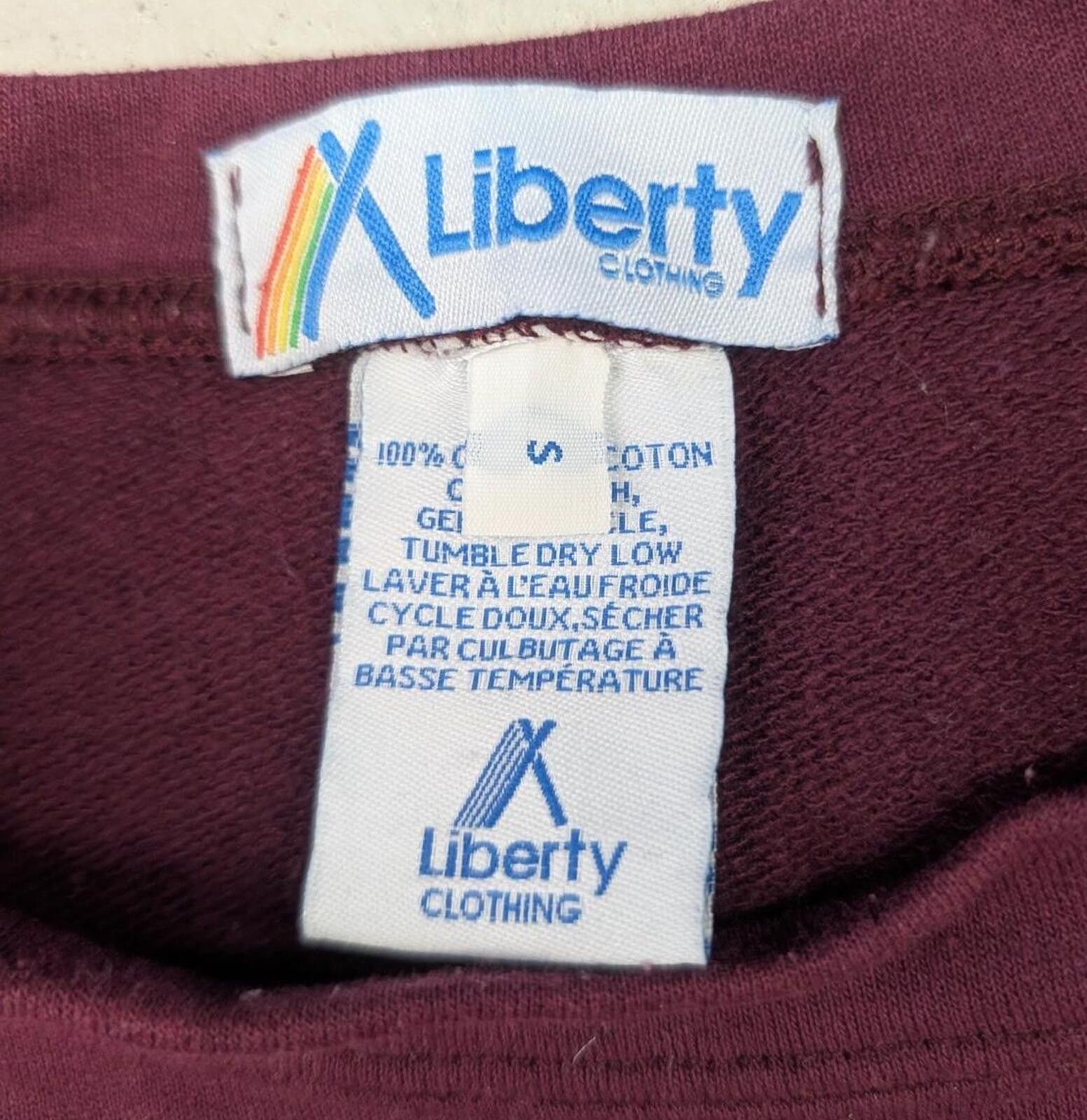 Liberty Vintage 90s Queens University Back Spell Out Sweater Size US L / EU 52-54 / 3 - 4 Thumbnail