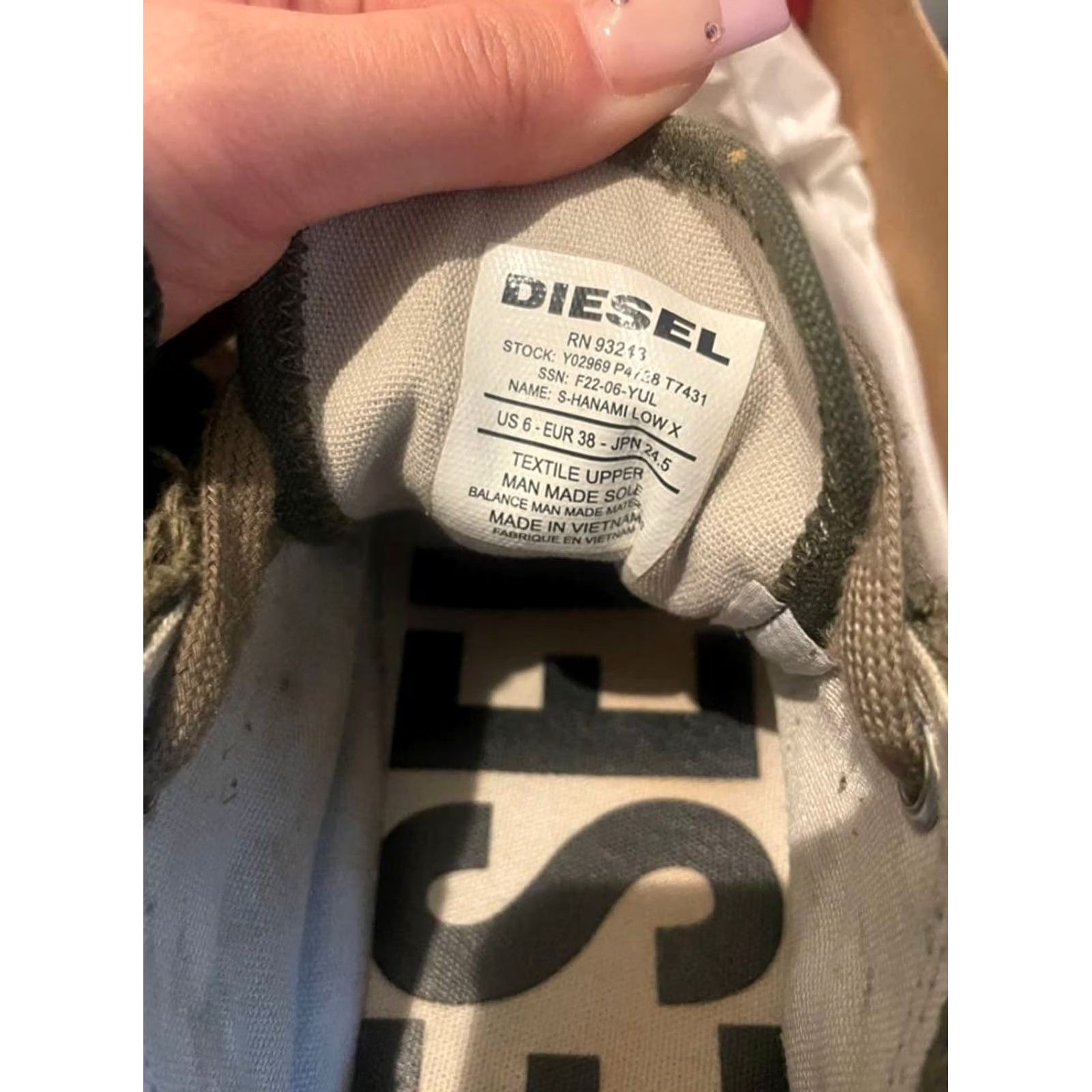 Diesel VINTAGE Diesel Men 7.0US Platform Low-Cut Sneakers Luxury Casual Stylish Durable Italian 90s 00s Size US 7 / EU 40 - 5 Thumbnail